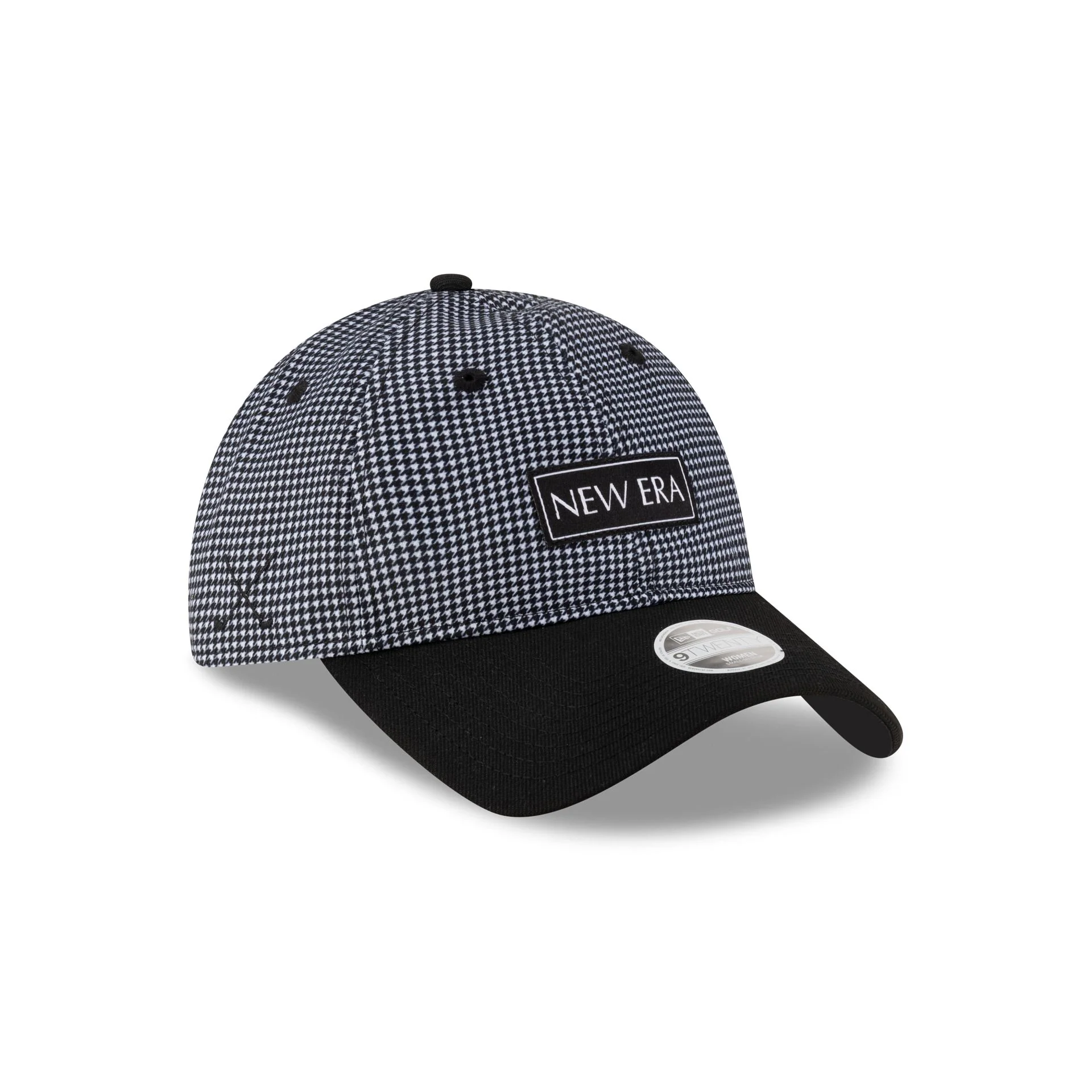 New Era Cap Houndstooth Black 9TWENTY Adjustable Hat