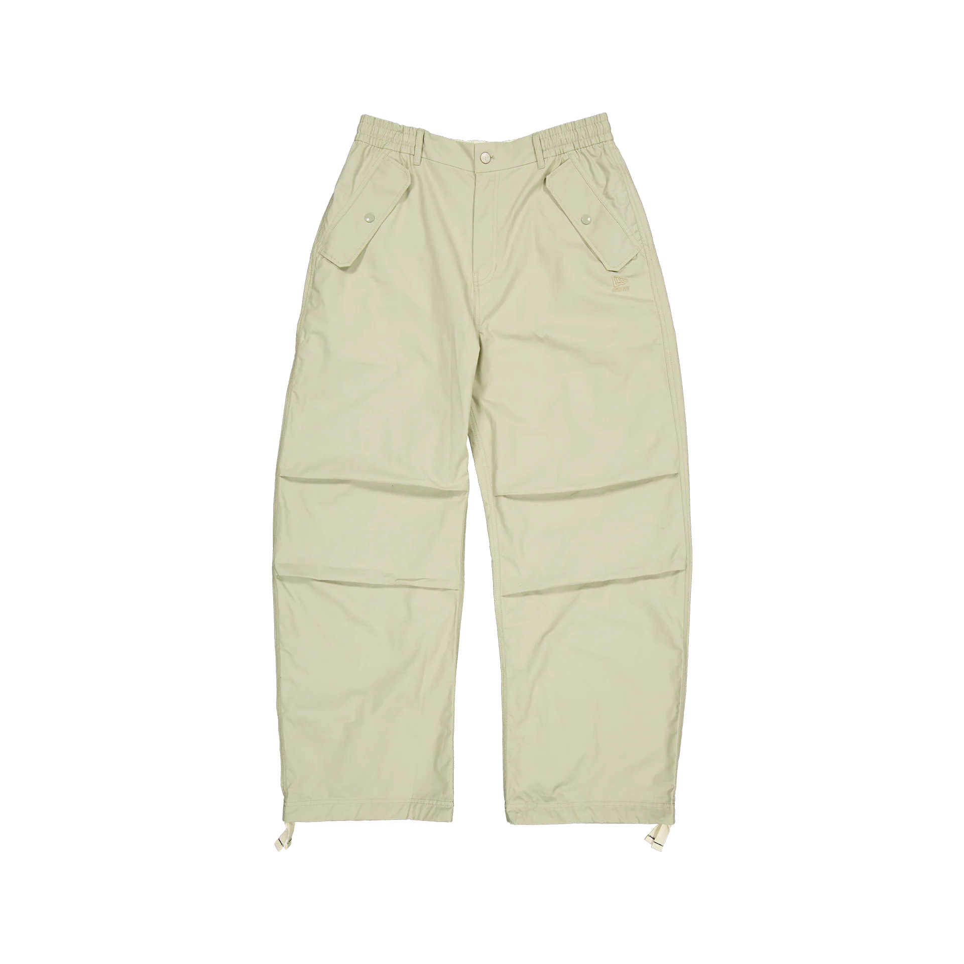 New Era Branded Loose Military Cargo Abbey Stone Pants