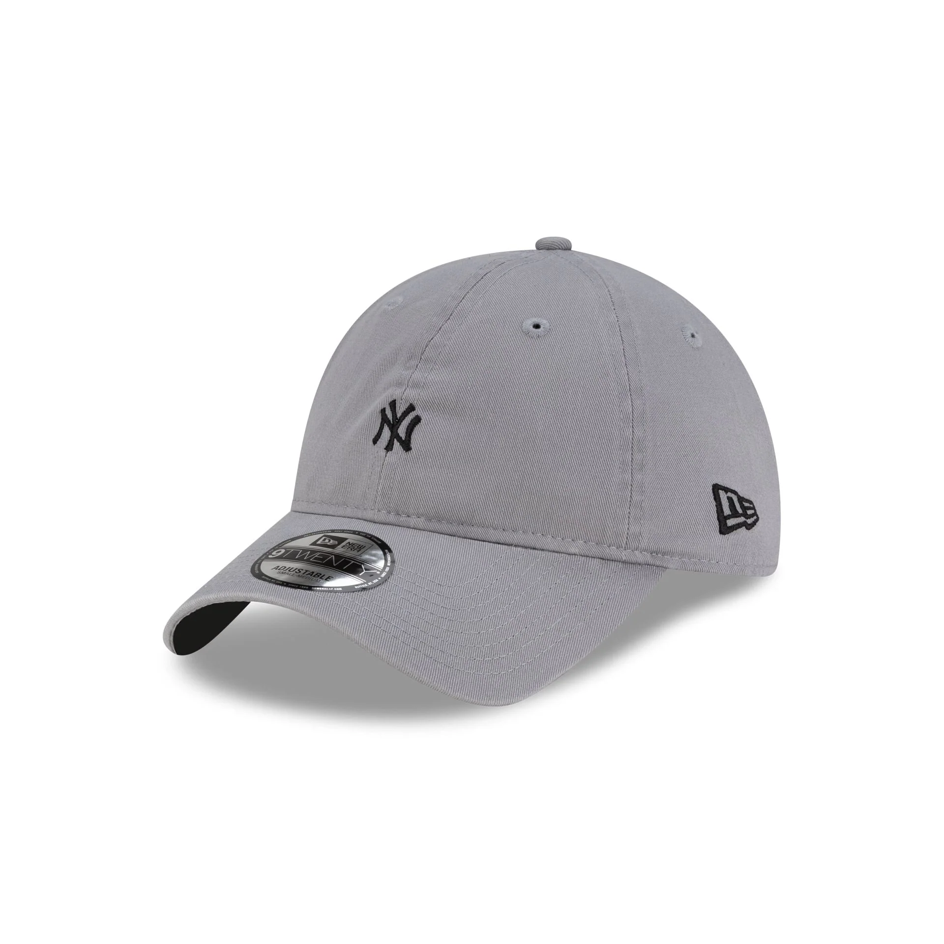 New York Yankees Mini Logo Gray 9TWENTY Adjustable Hat