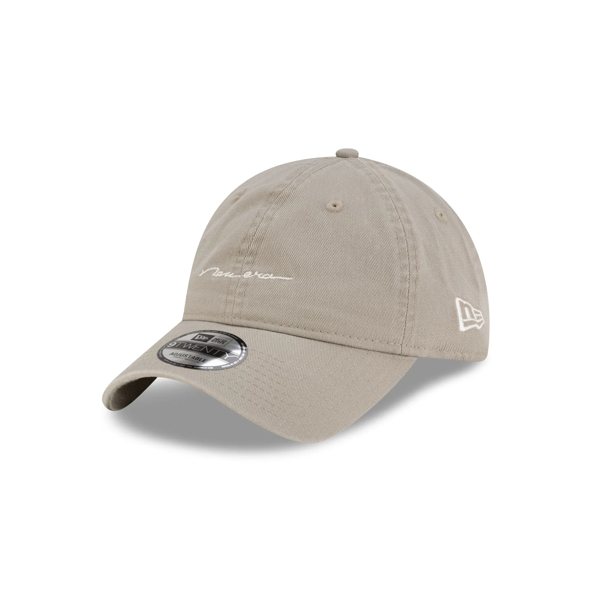 New Era Cap Handwritten Tan 9TWENTY Adjustable Hat