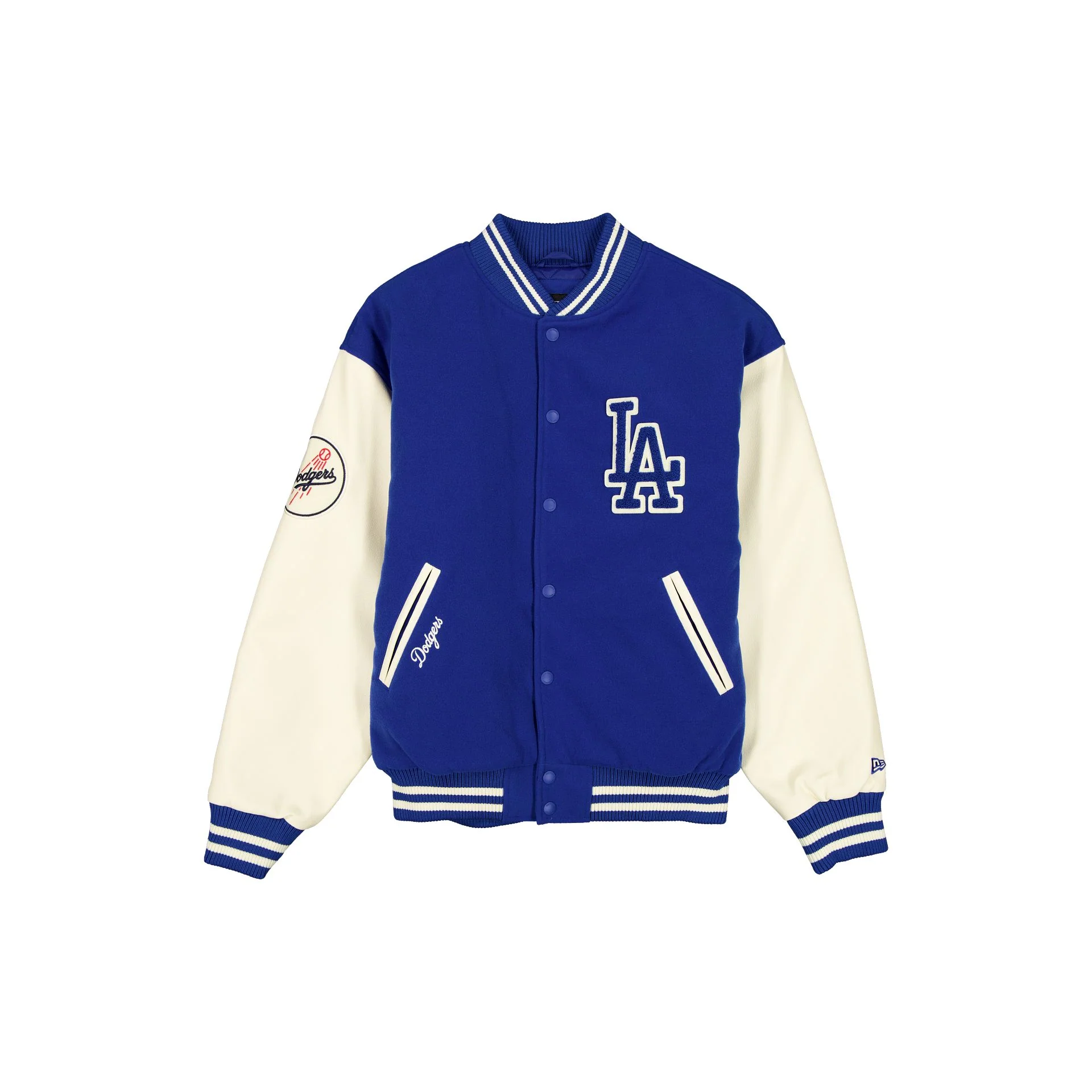 Los Angeles Dodgers Patched Blue Varsity Jacket
