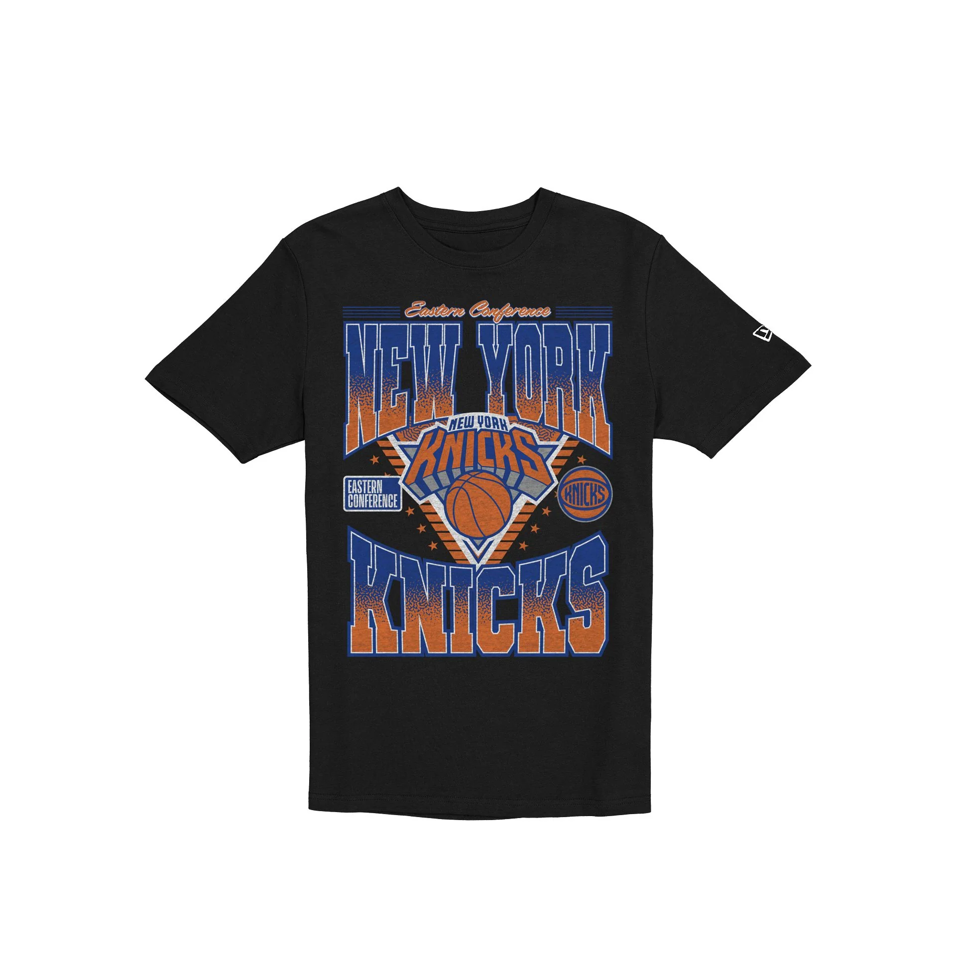 New York Knicks 2025 NBA Playoff Black T-Shirt