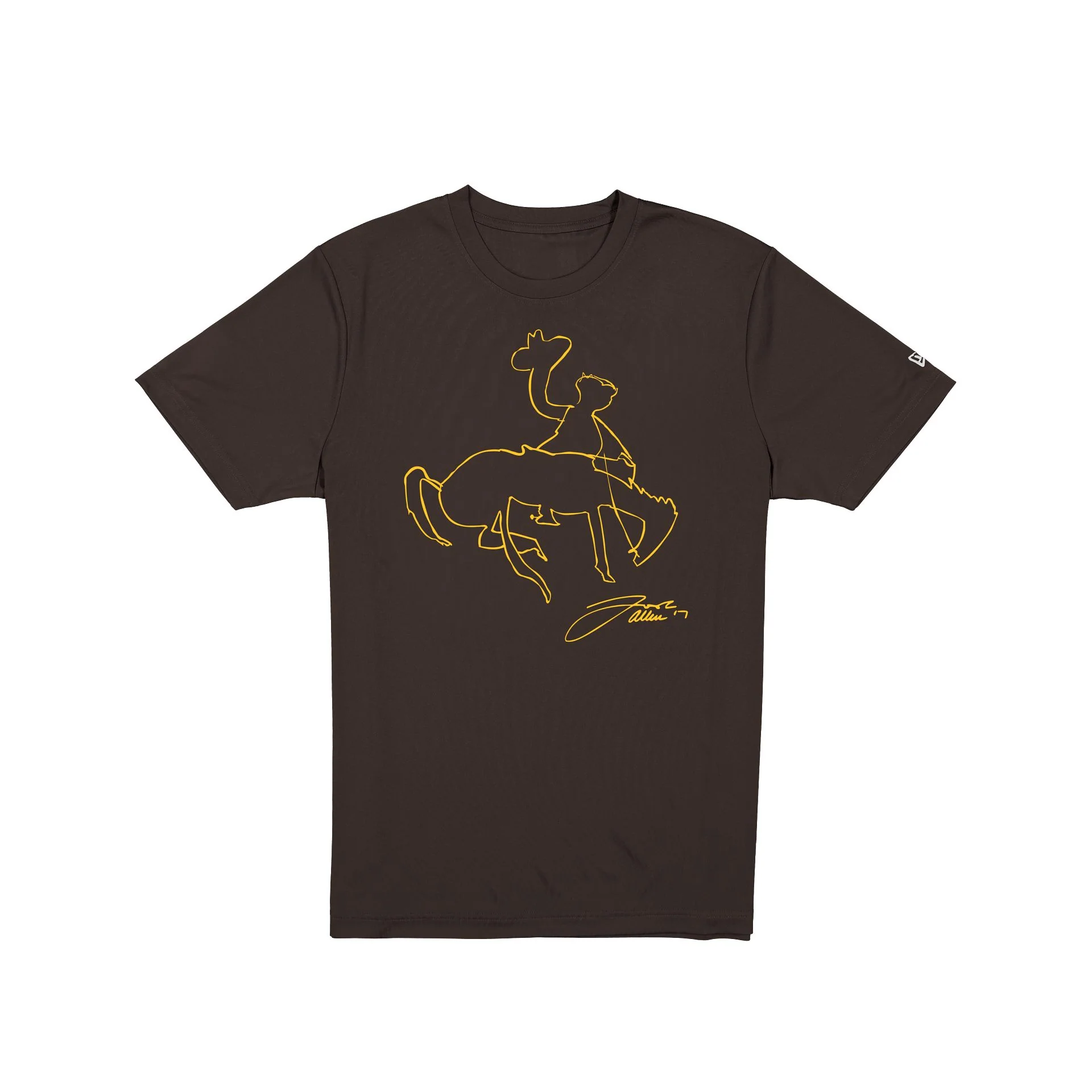 Wyoming Cowboys Josh Allen Jersey Retirement Cowboy T-Shirt