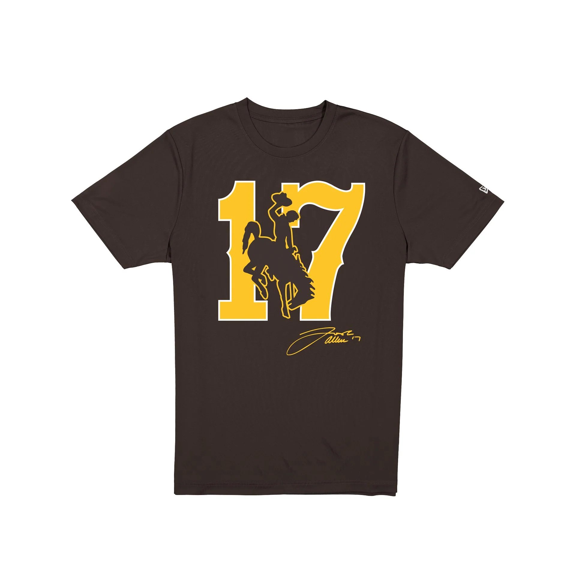 Wyoming Cowboys Josh Allen Jersey Retirement 17 T-Shirt