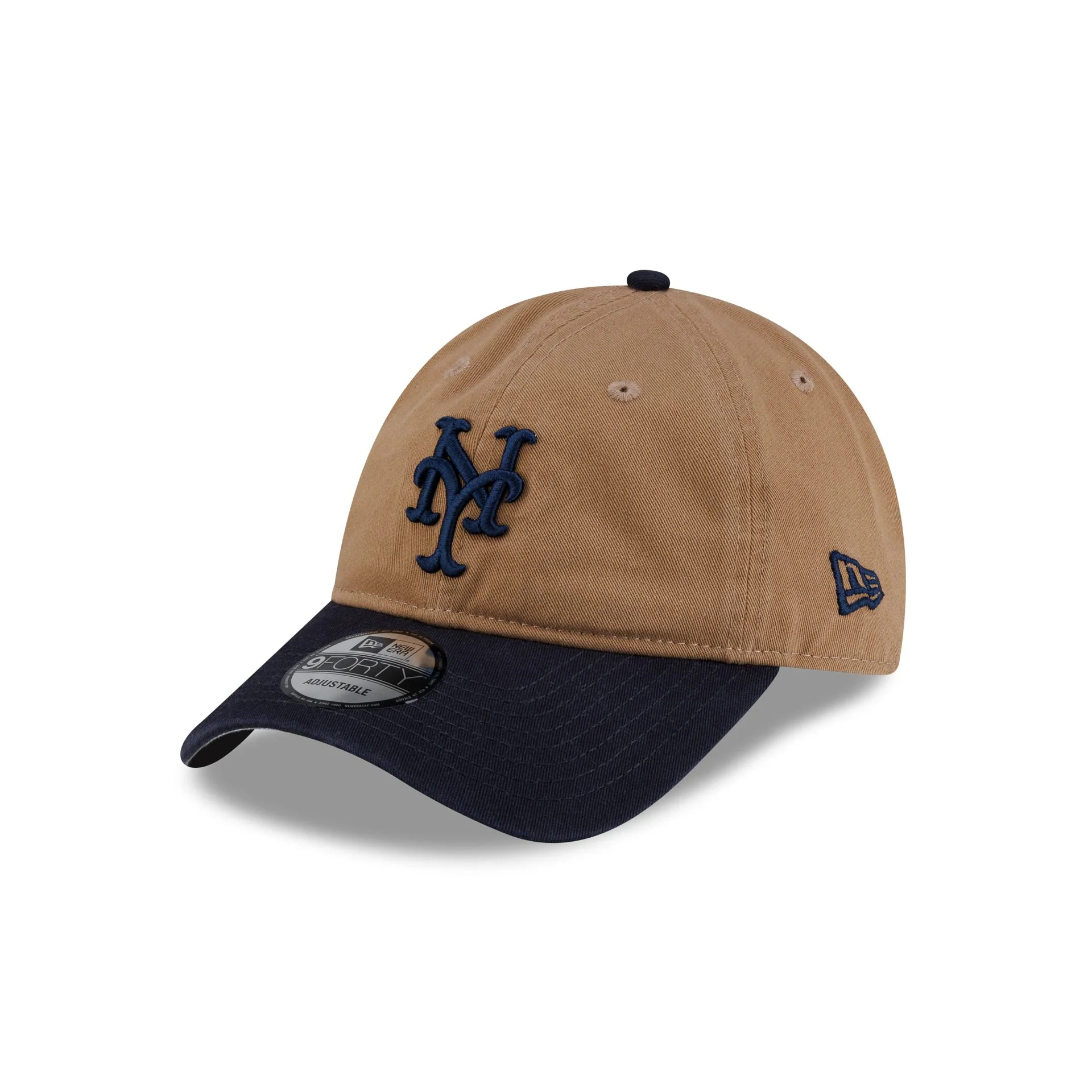 New York Mets Khaki 9FORTY Adjustable Hat