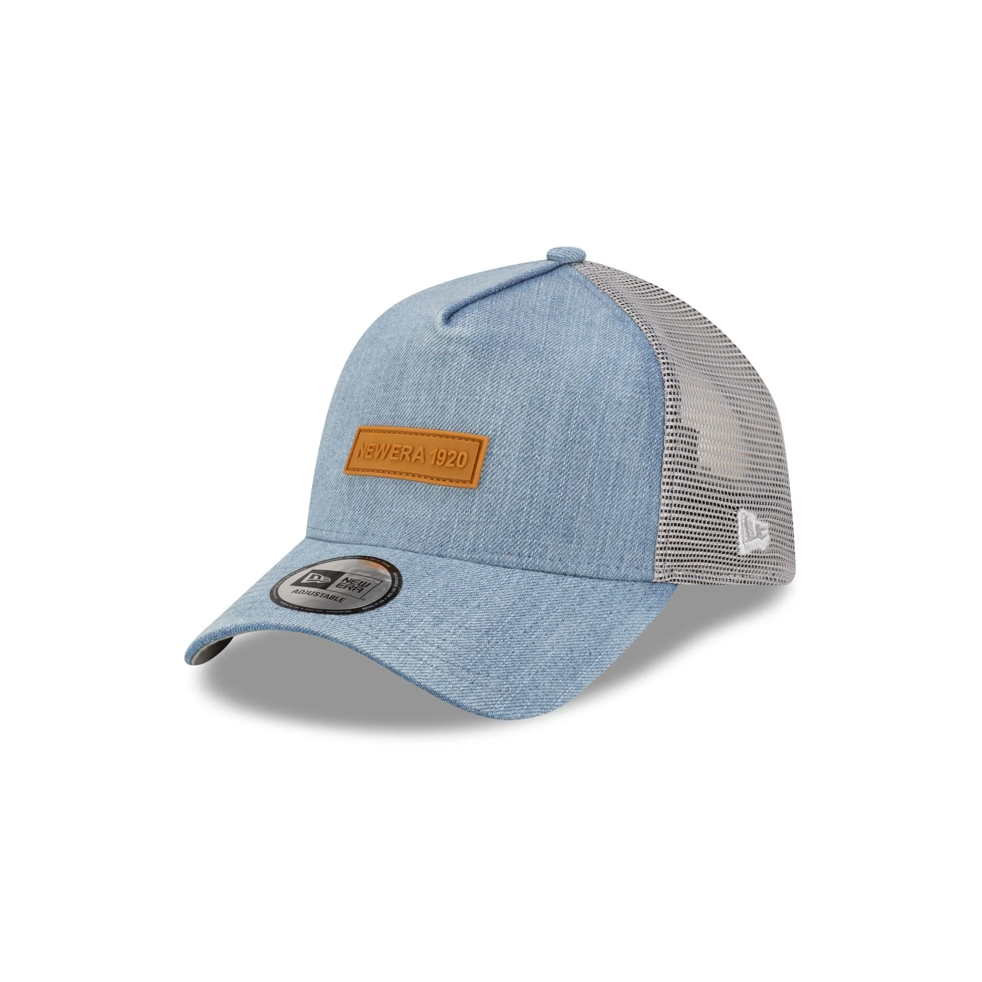 New Era Cap 1920 Patch Washed Denim 9FORTY A-Frame Trucker Hat