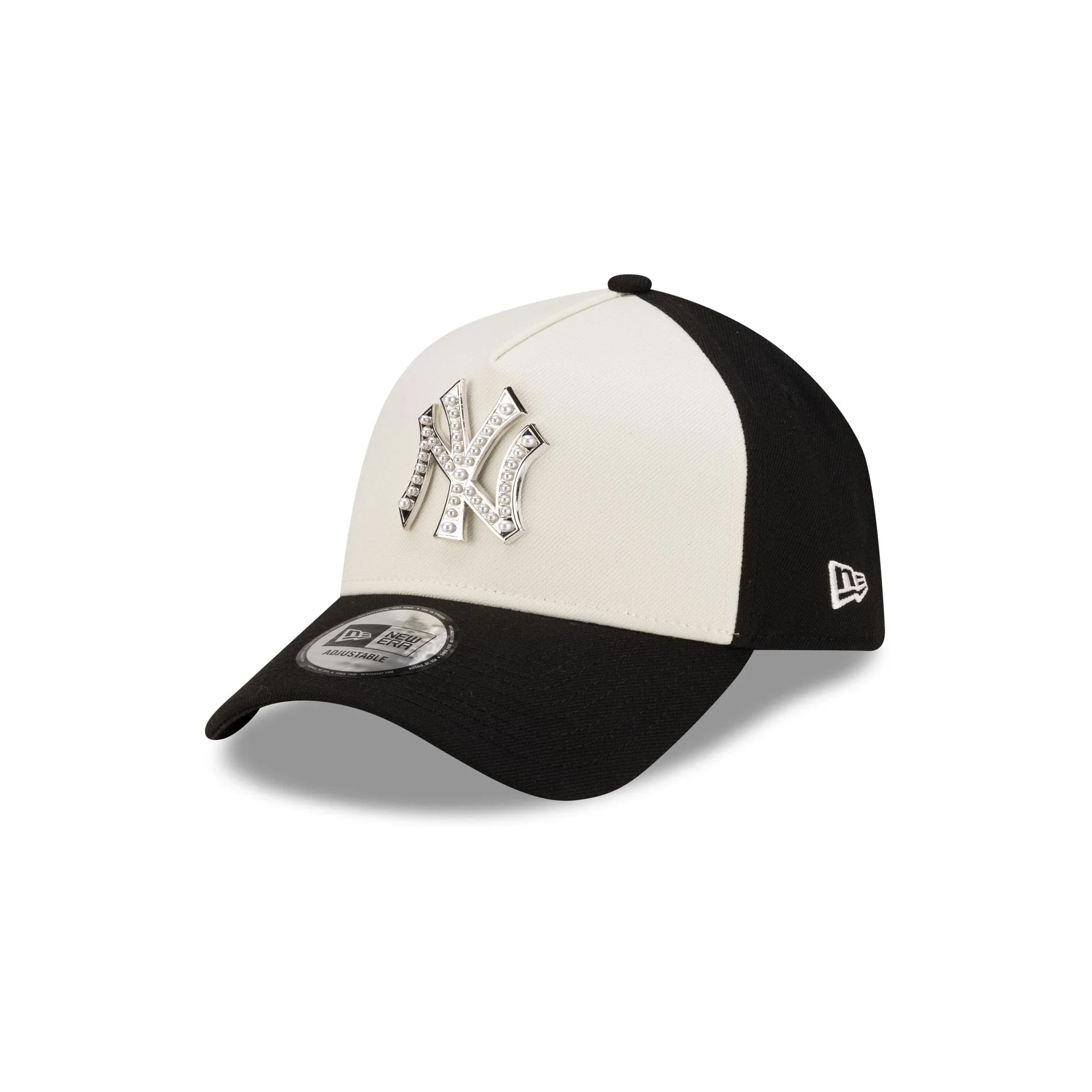New York Yankees Pearl Logo 9FORTY A-Frame Snapback Hat