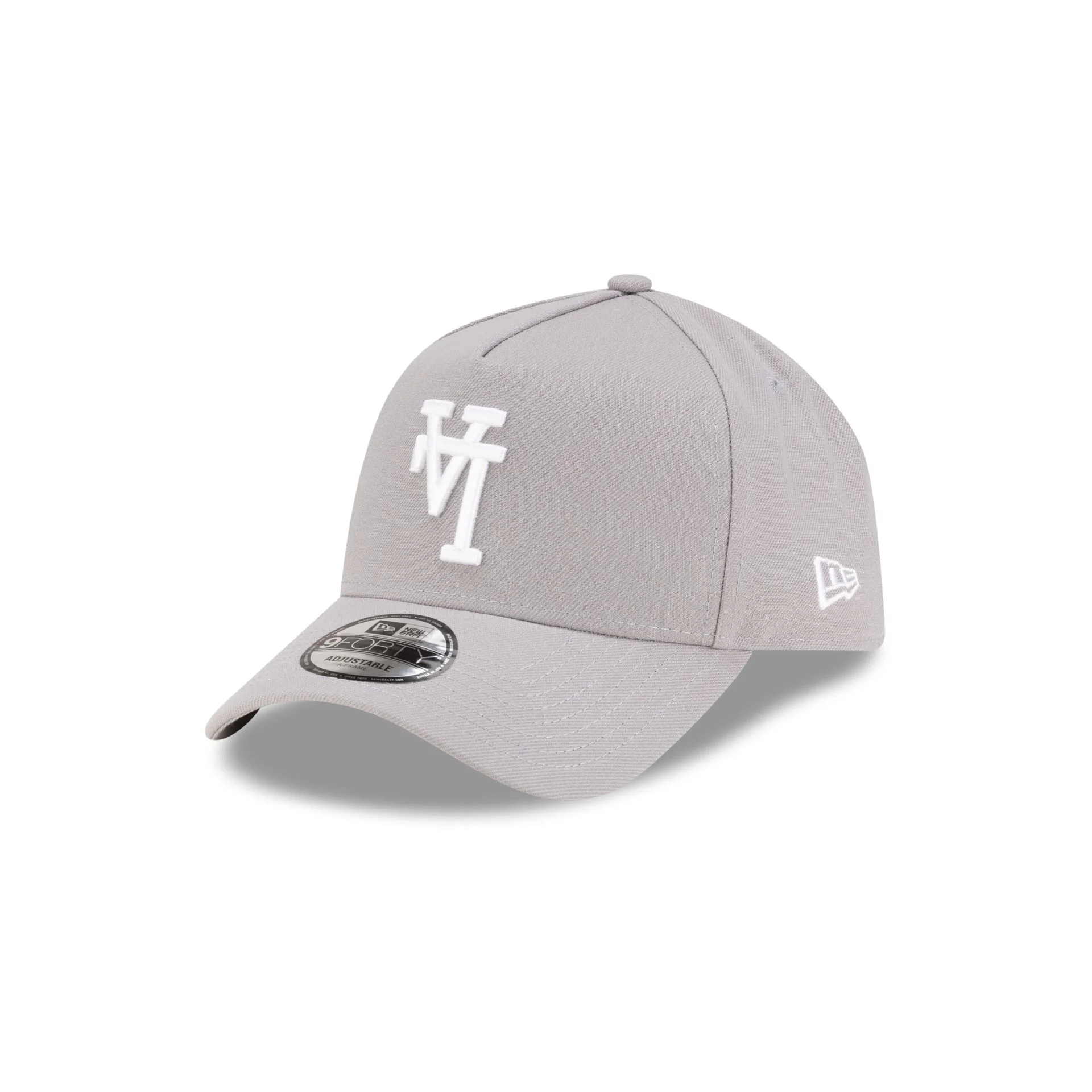Los Angeles Dodgers Upside Down Logo Gray 9FORTY A-Frame Snapback Hat