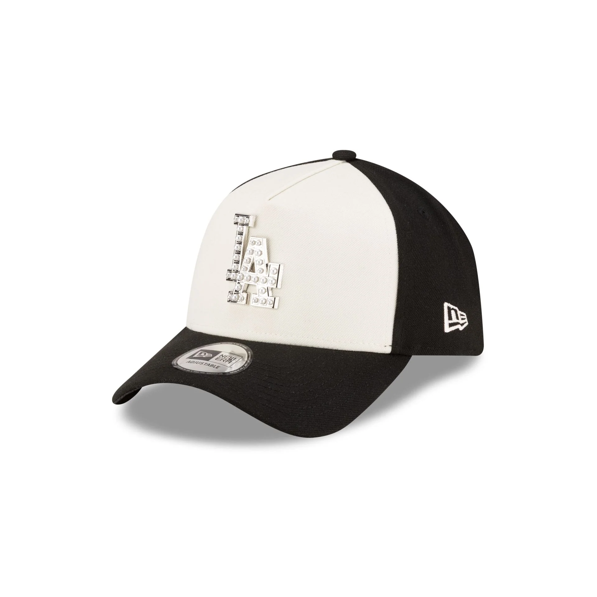 Los Angeles Dodgers Pearl Logo 9FORTY A-Frame Snapback Hat