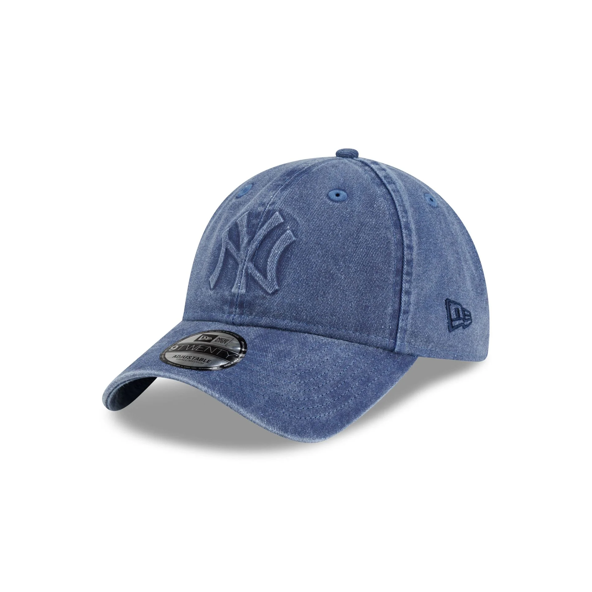New York Yankees Embossed Logo Navy 9TWENTY Adjustable Hat