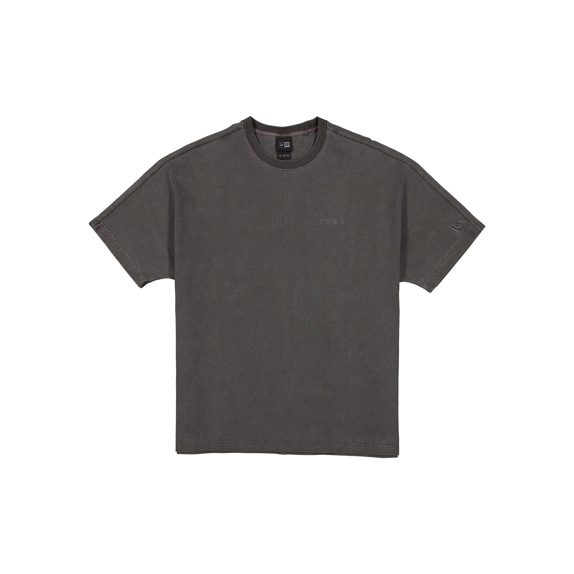 New Era Cap Pigment Dyed Black Oversized T-Shirt