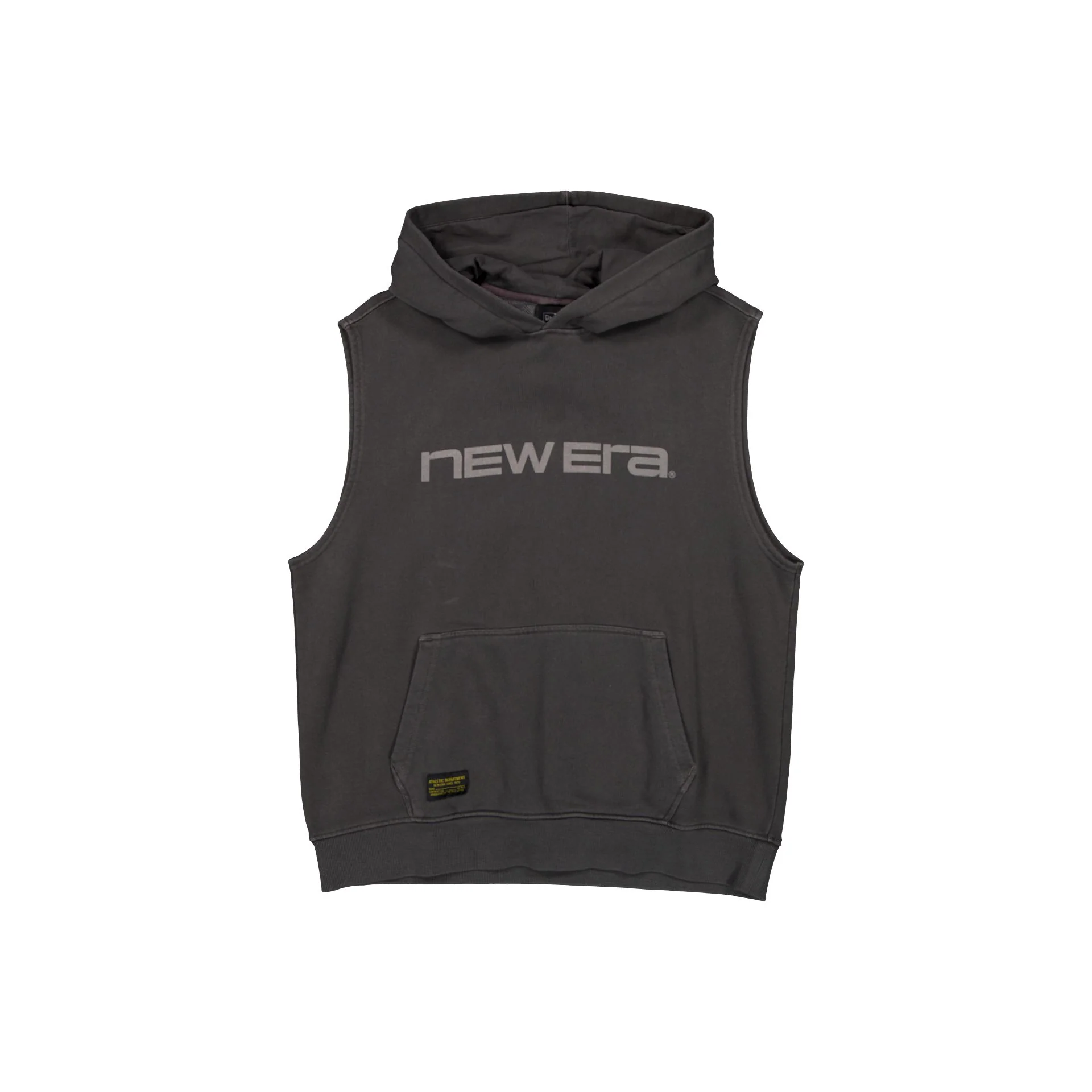 New Era Cap Originators Black Sleeveless Hoodie