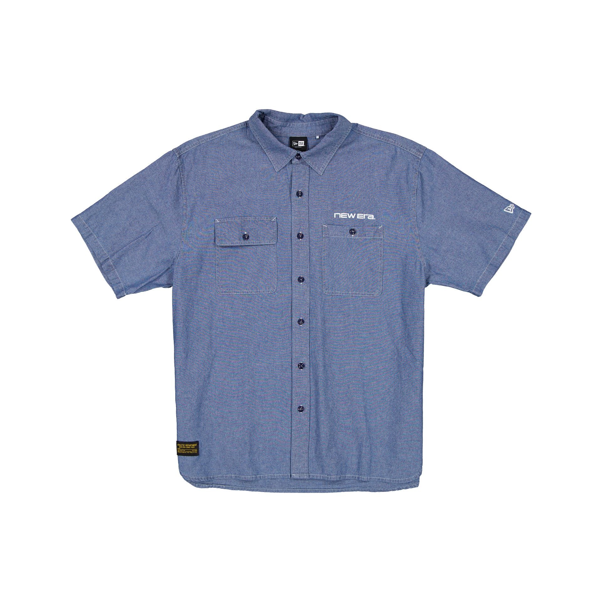 New Era Cap Originators Chambray Indigo Button Up Shirt