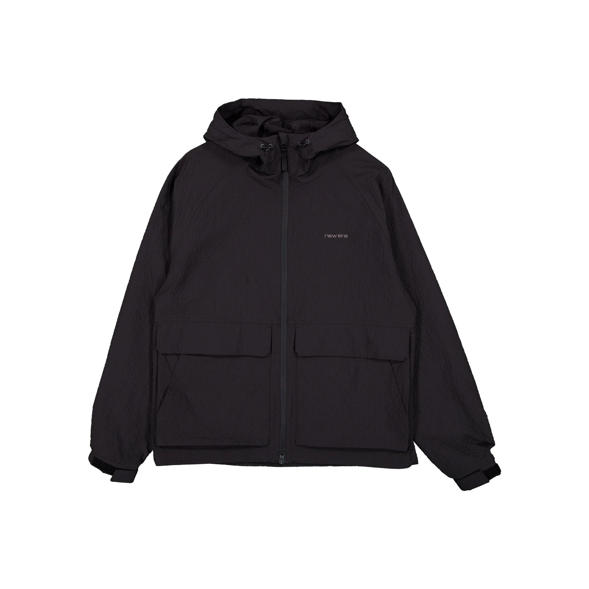 New Era Cap Black Label Crinkle Black Windbreaker