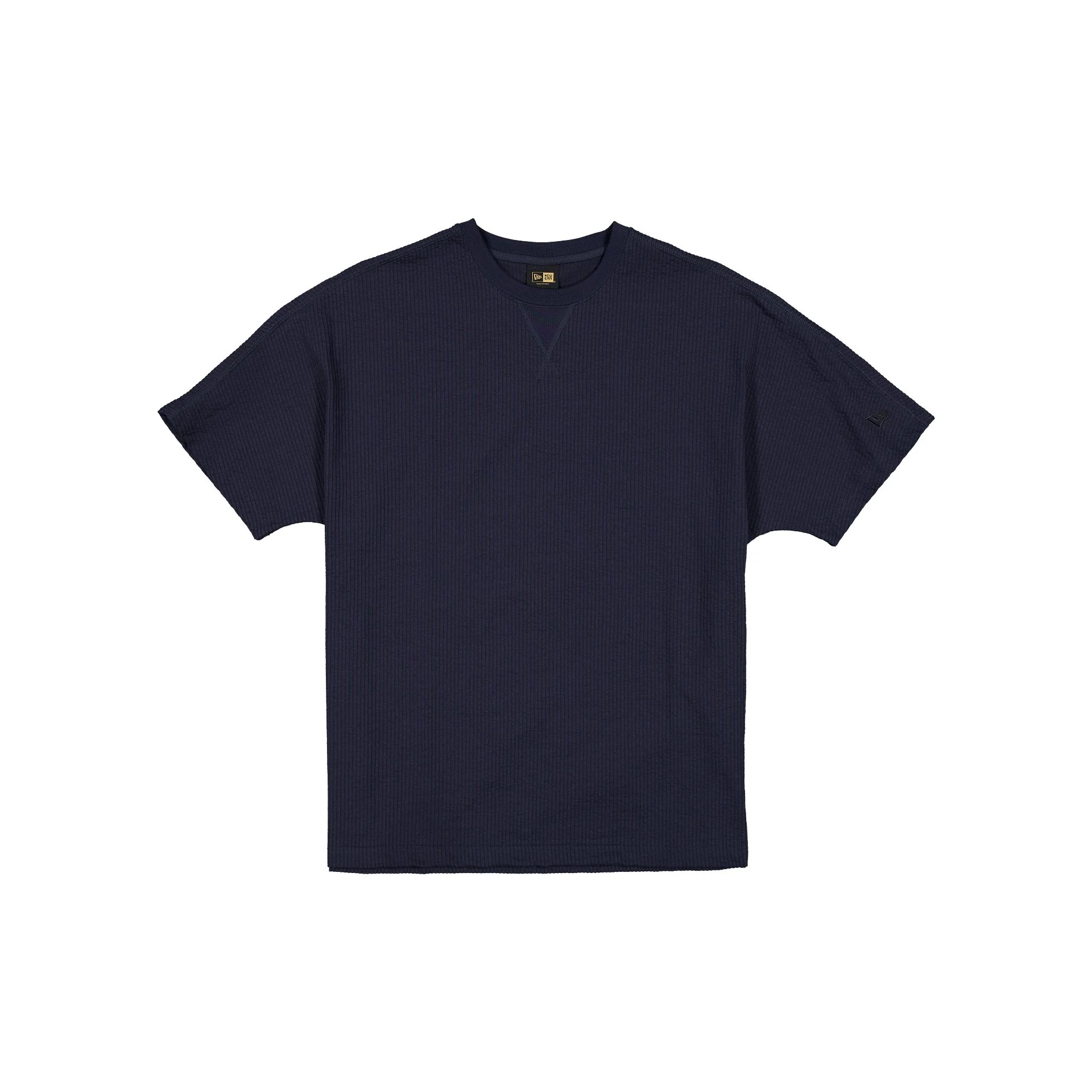 New Era Cap Black Label Seersucker Midnight Blue T-Shirt