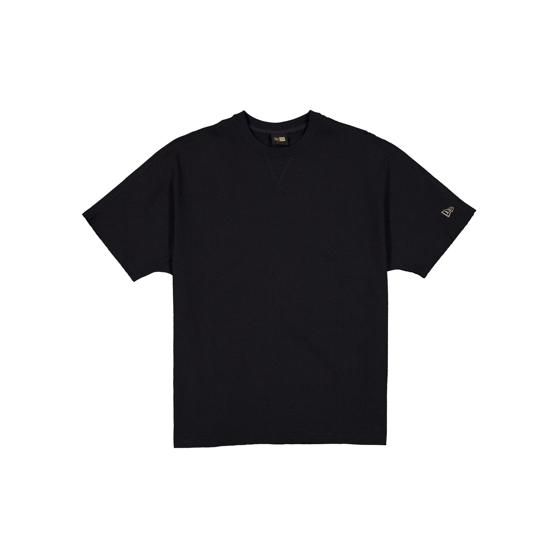 New Era Cap Black Label Seersucker Black T-Shirt