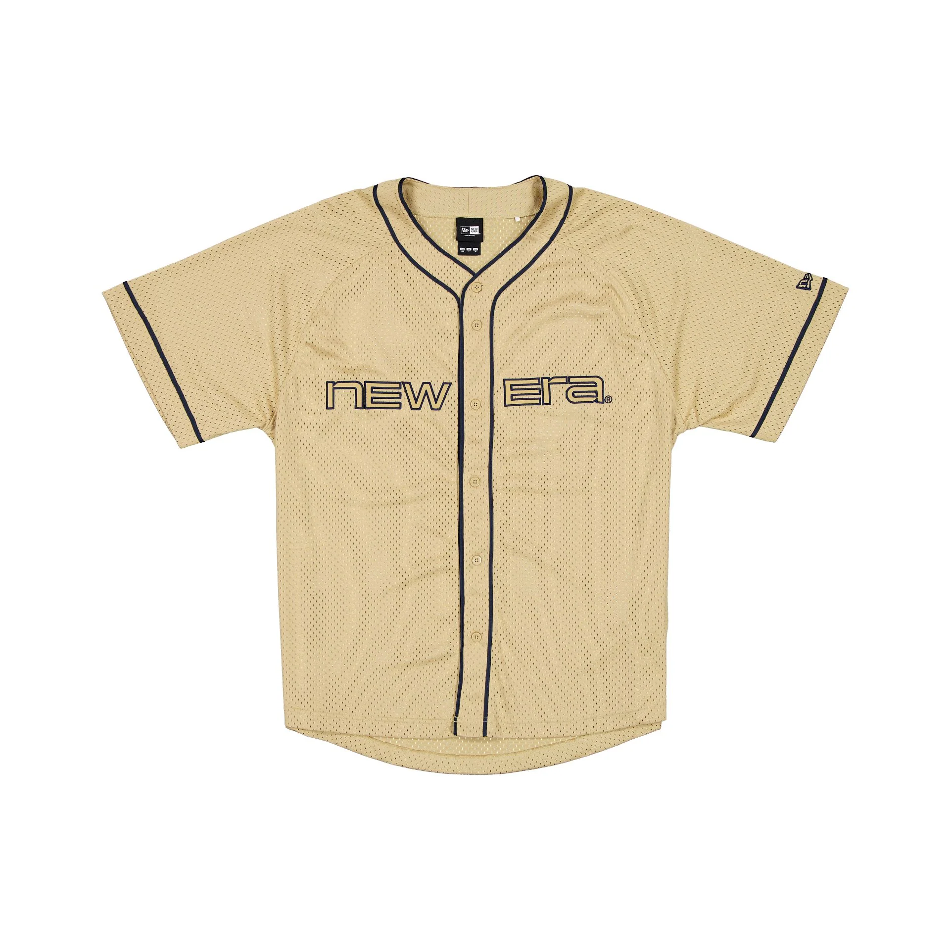 New Era Cap Baseball Mesh Gold Jersey