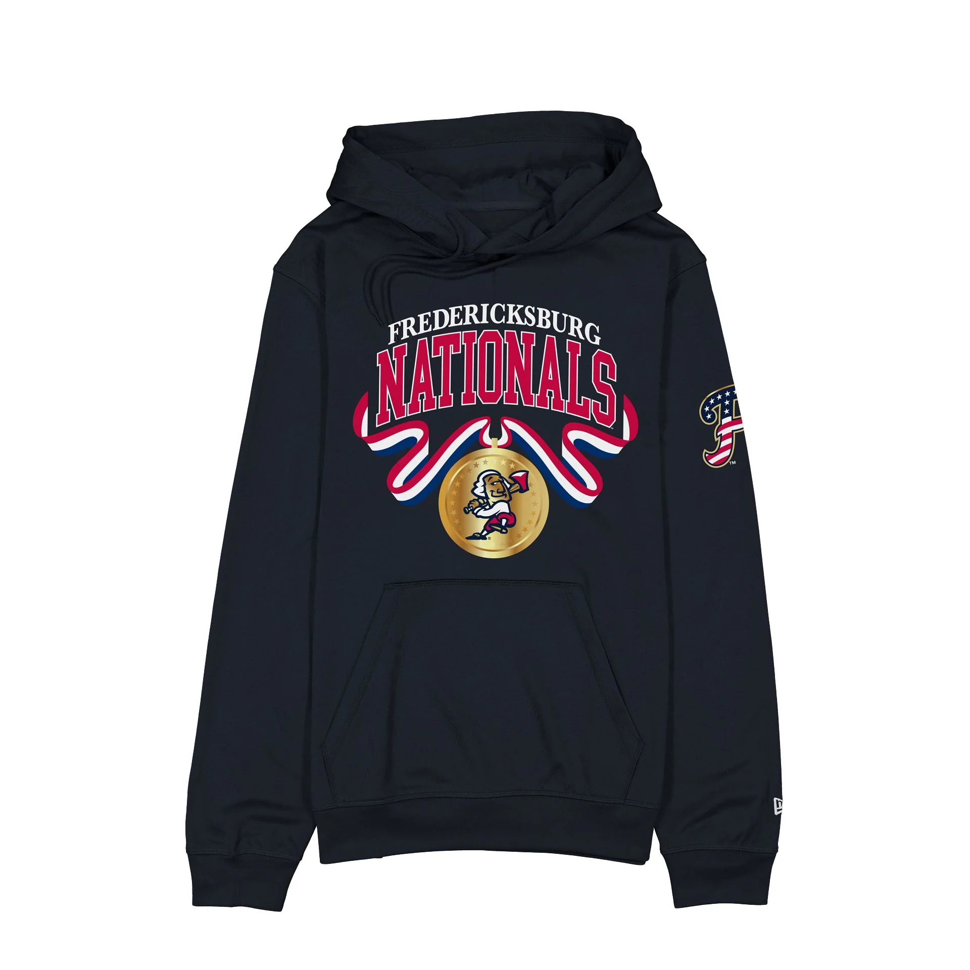 Fredericksburg Nationals Americana Navy Hoodie