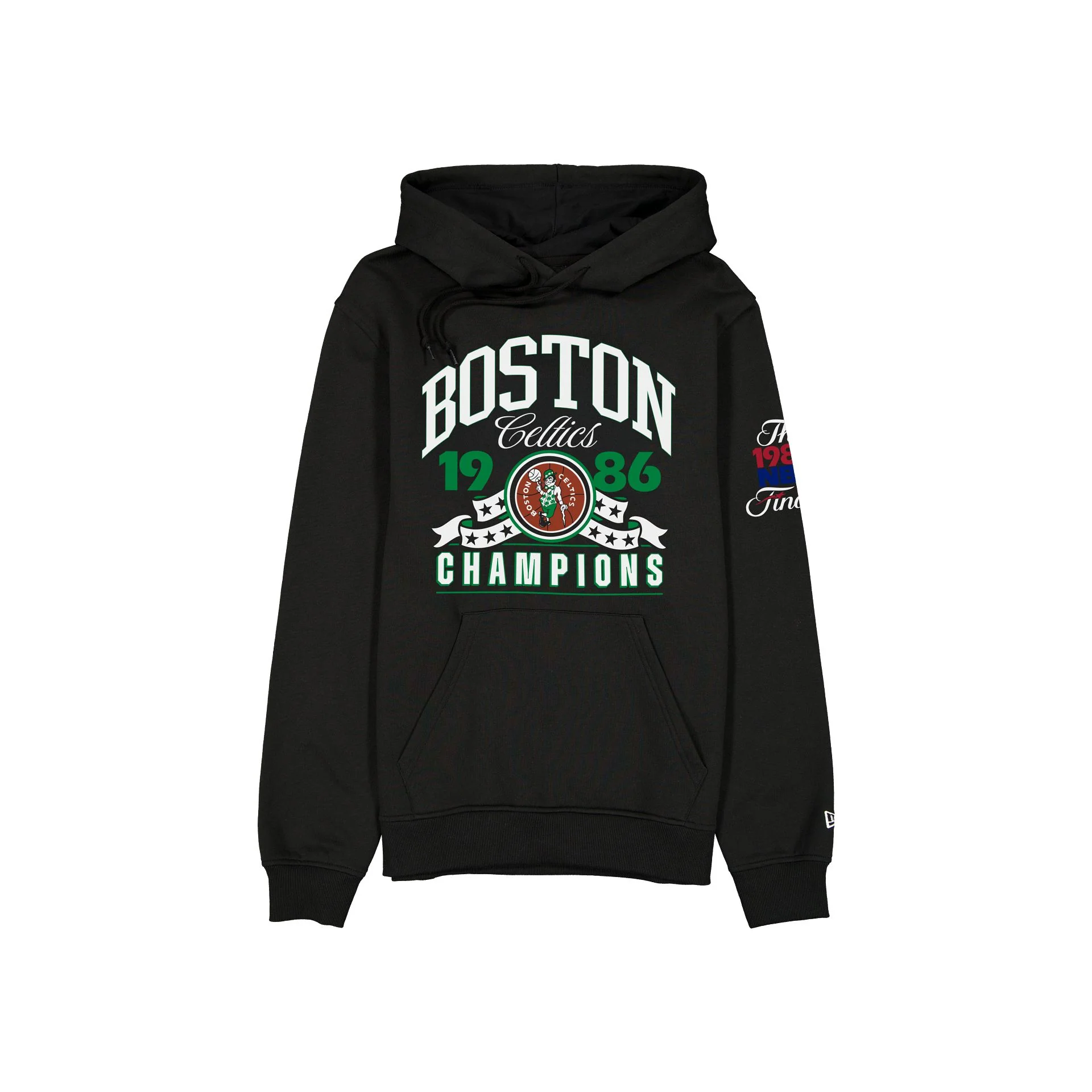 Boston Celtics Hardwood Classics 1986 Champions Black Hoodie
