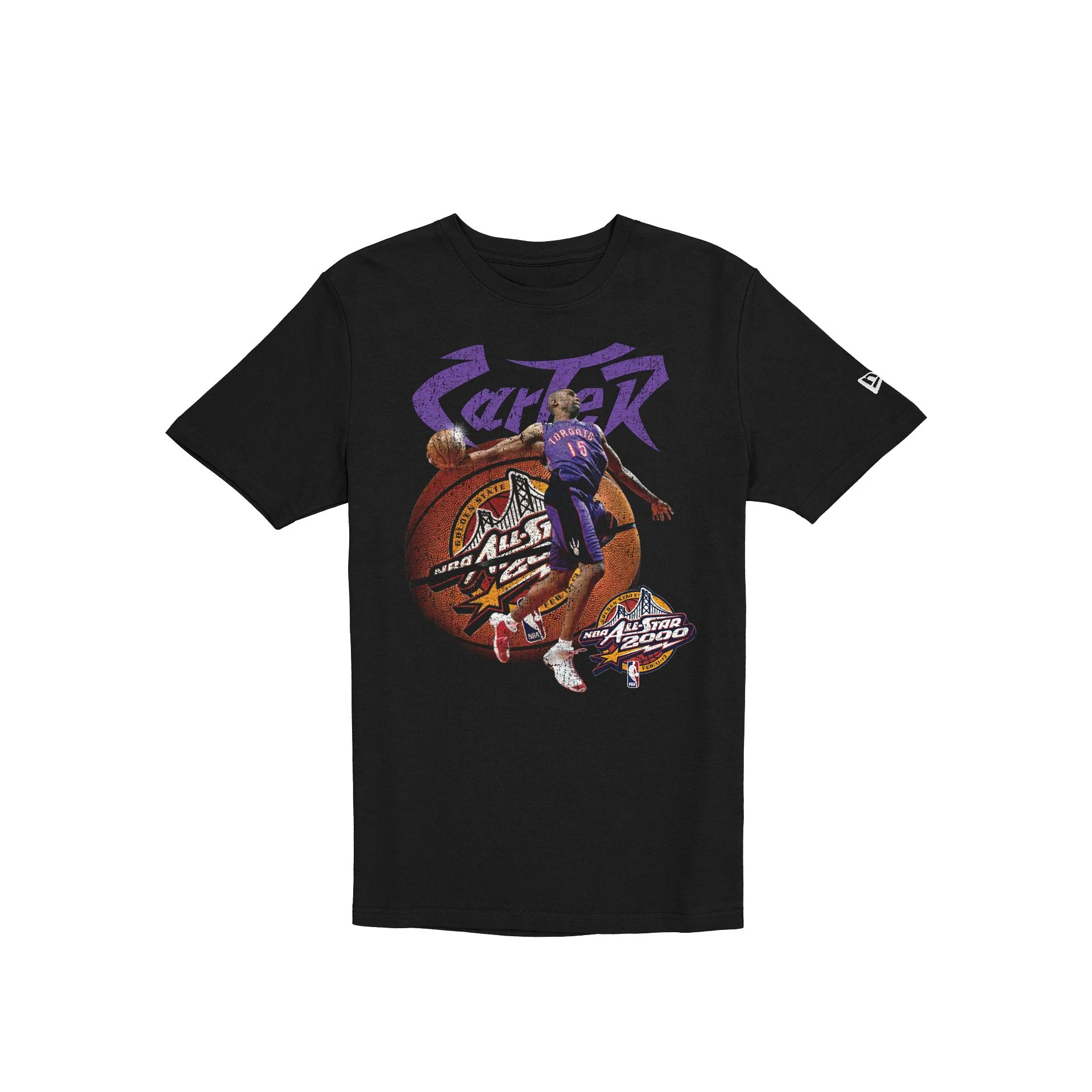 Toronto Raptors Hardwood Classics Vince Carter Black T-Shirt