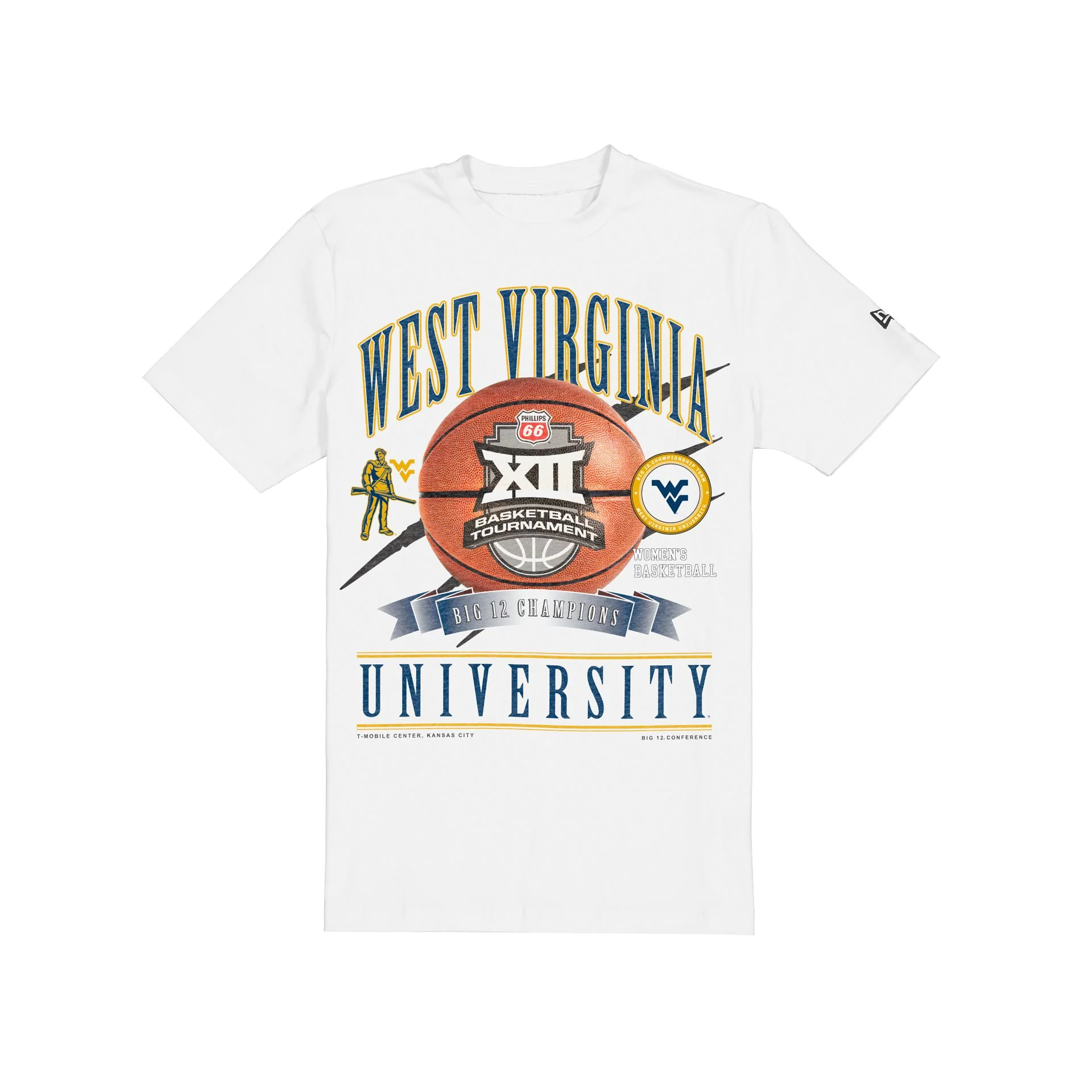 West Virginia Mountaineers 2026 Big 12 Women's Basketball Champions T-Shirt