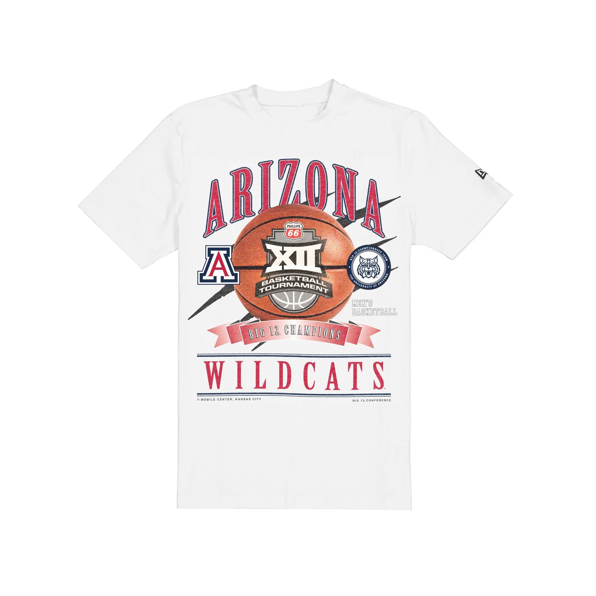 Arizona Wildcats 2026 Big 12 Men's Basketball Champions T-Shirt