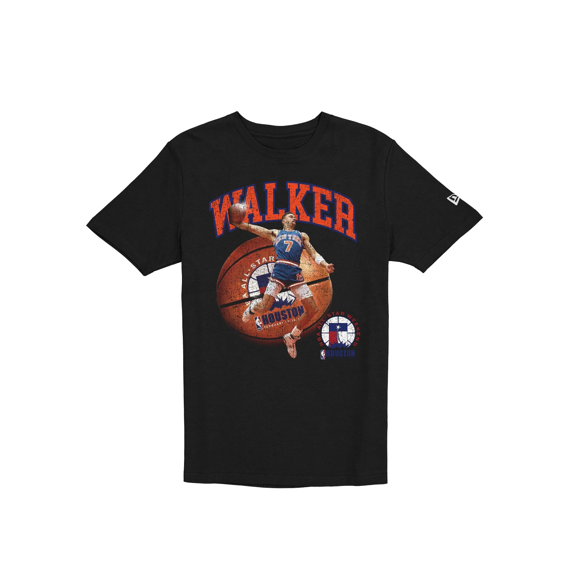 New York Knicks Hardwood Classics Kenny Walker Black T-Shirt