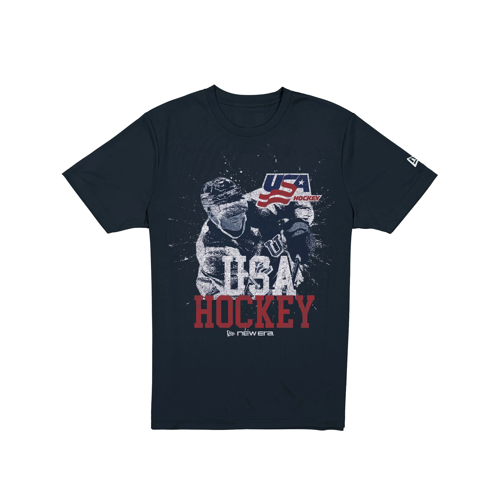 USA Hockey Player Navy T-Shirt