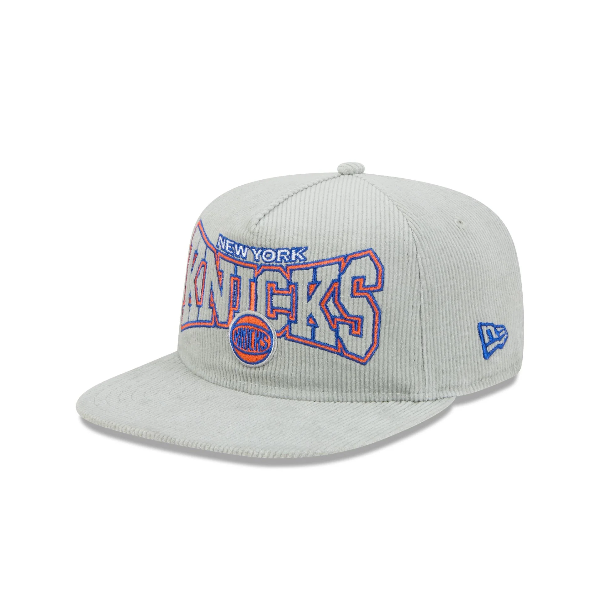 New York Knicks Gray Cord Golfer Hat