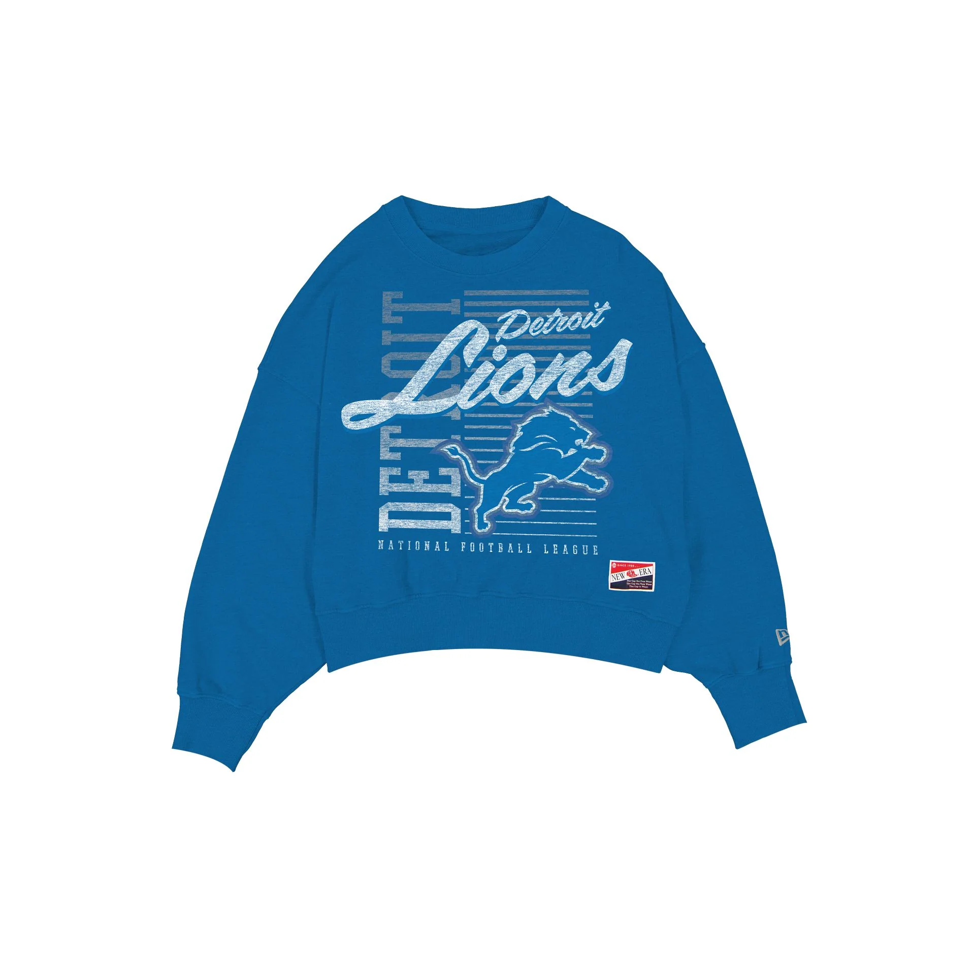 Detroit Lions Throwback Women's Washed Crewneck
