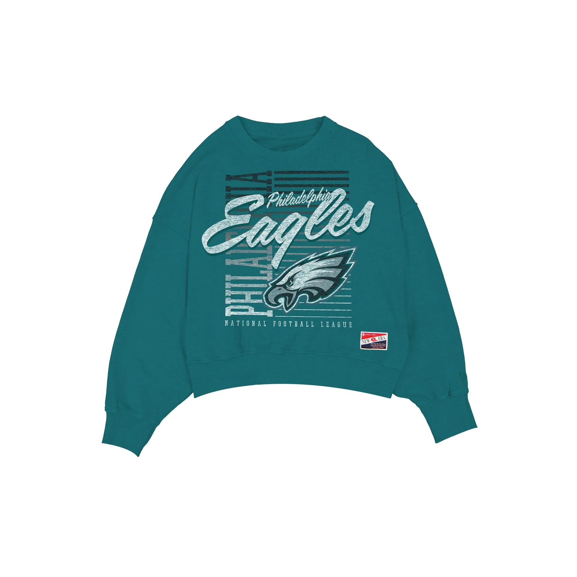 Philadelphia Eagles Throwback Women's Washed Crewneck