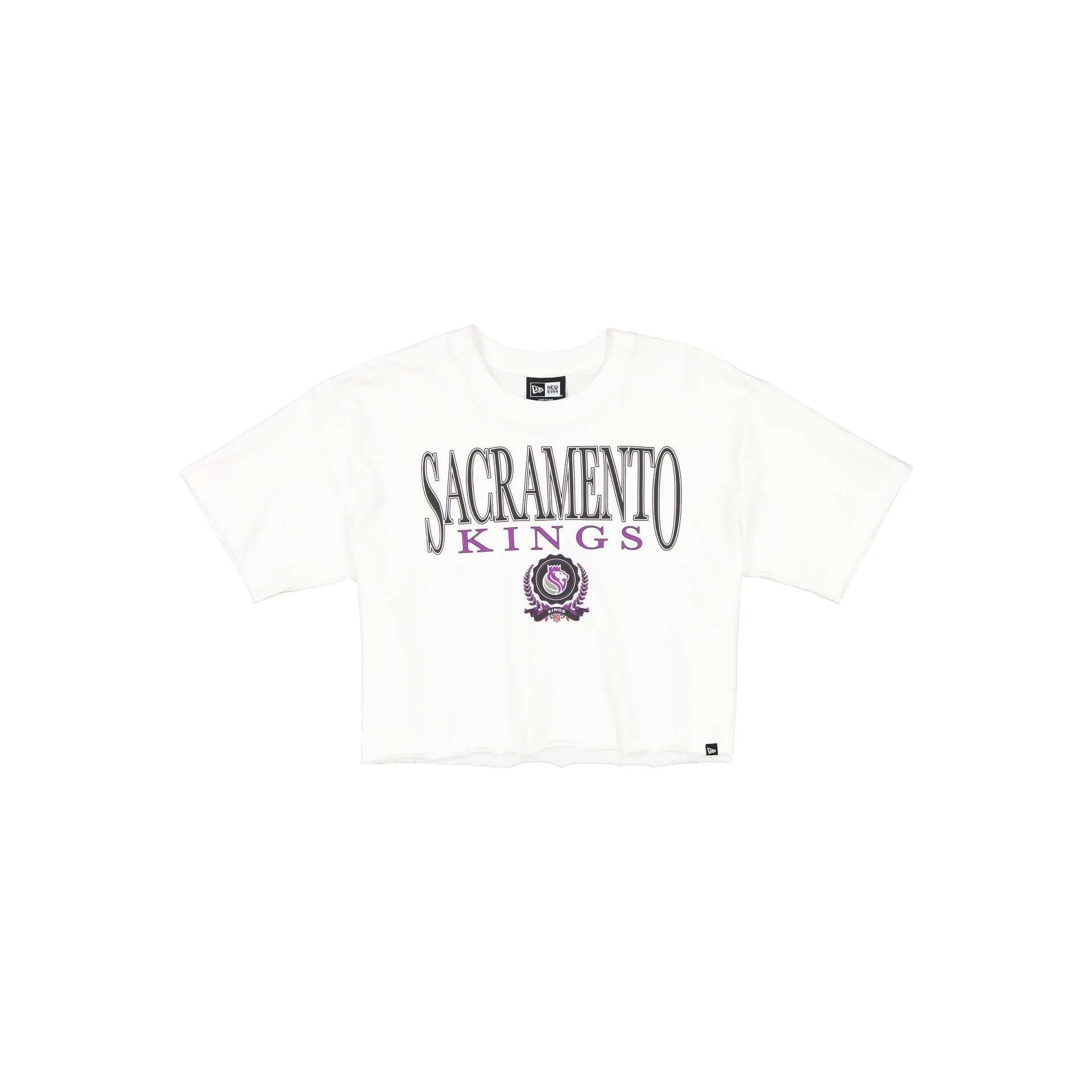 Sacramento Kings Throwback Prep Women's Cropped T-Shirt