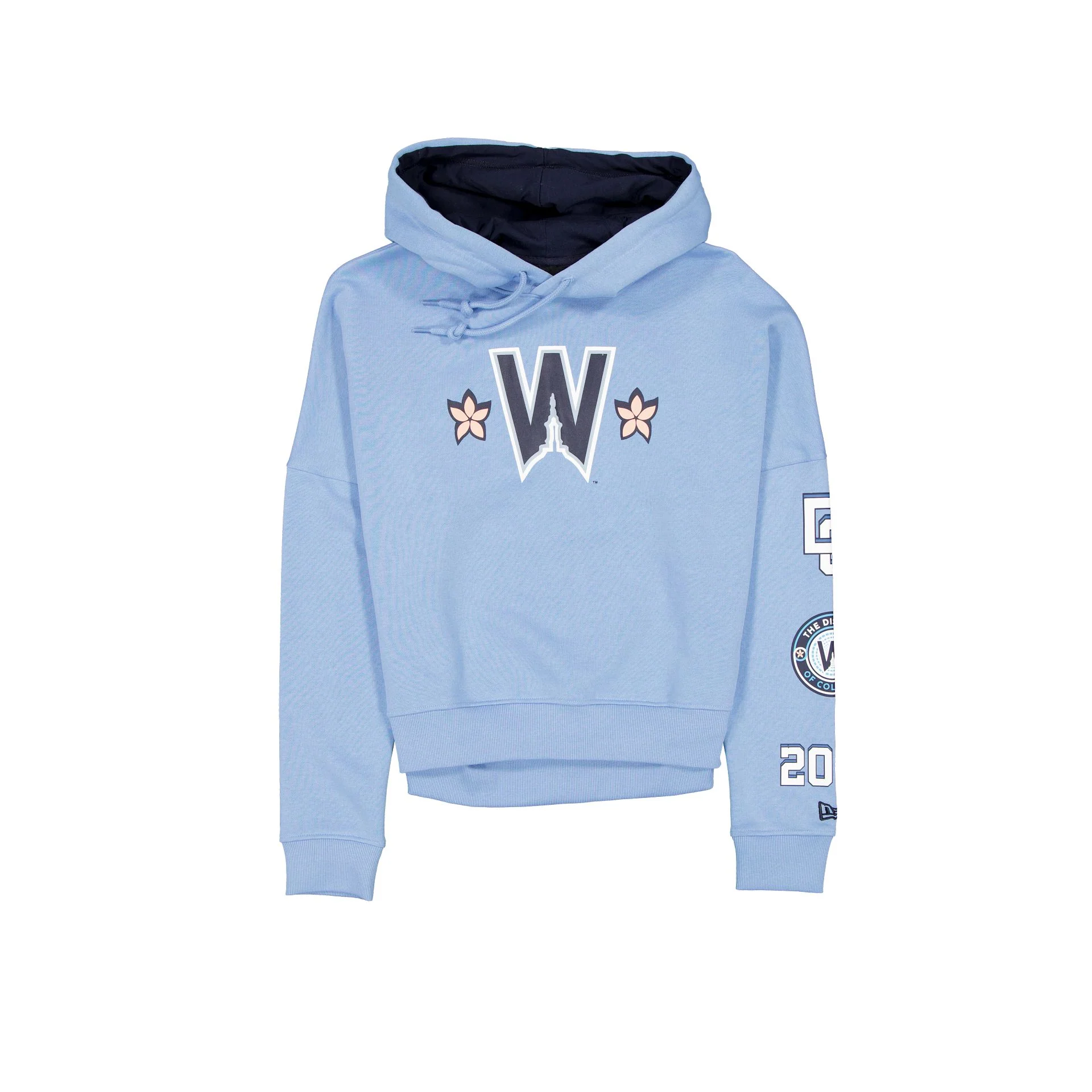 Washington Nationals City Connect Women's Pastel Blue Hoodie