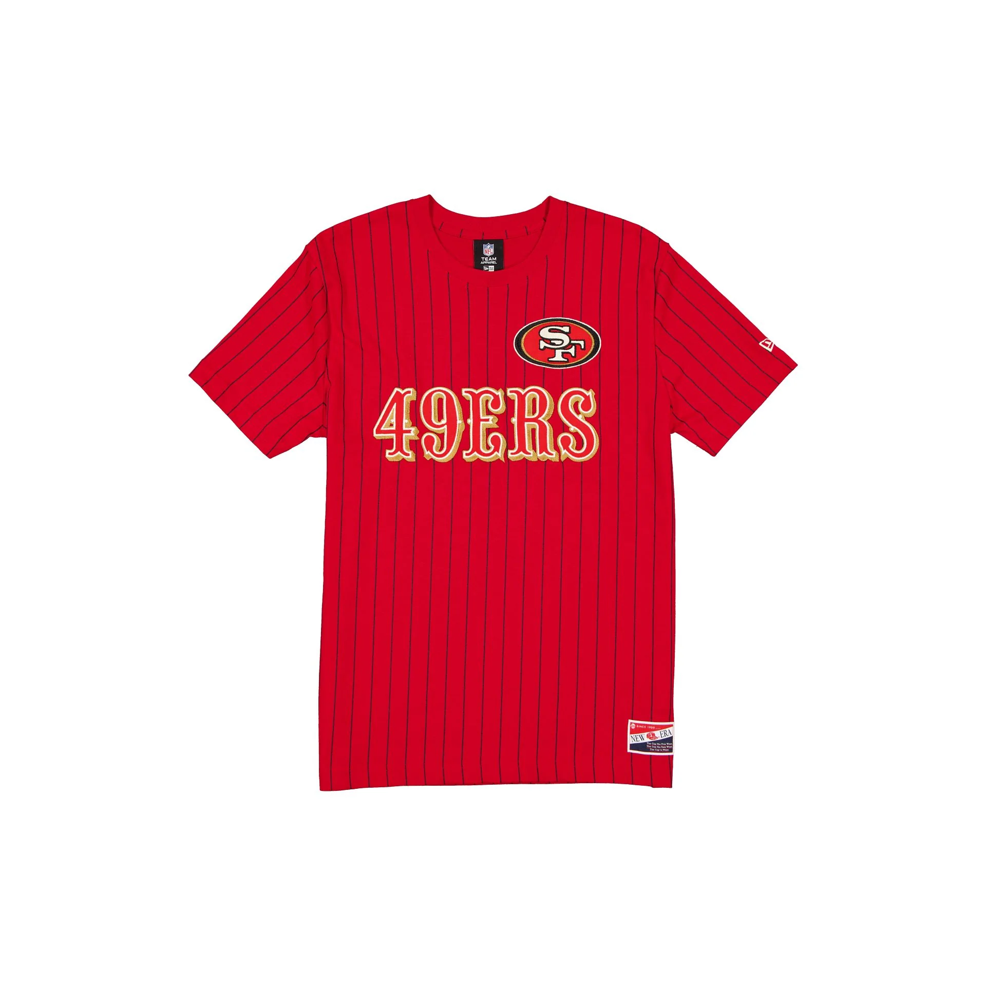 San Francisco 49ers Throwback Retro Pinstripe T-Shirt