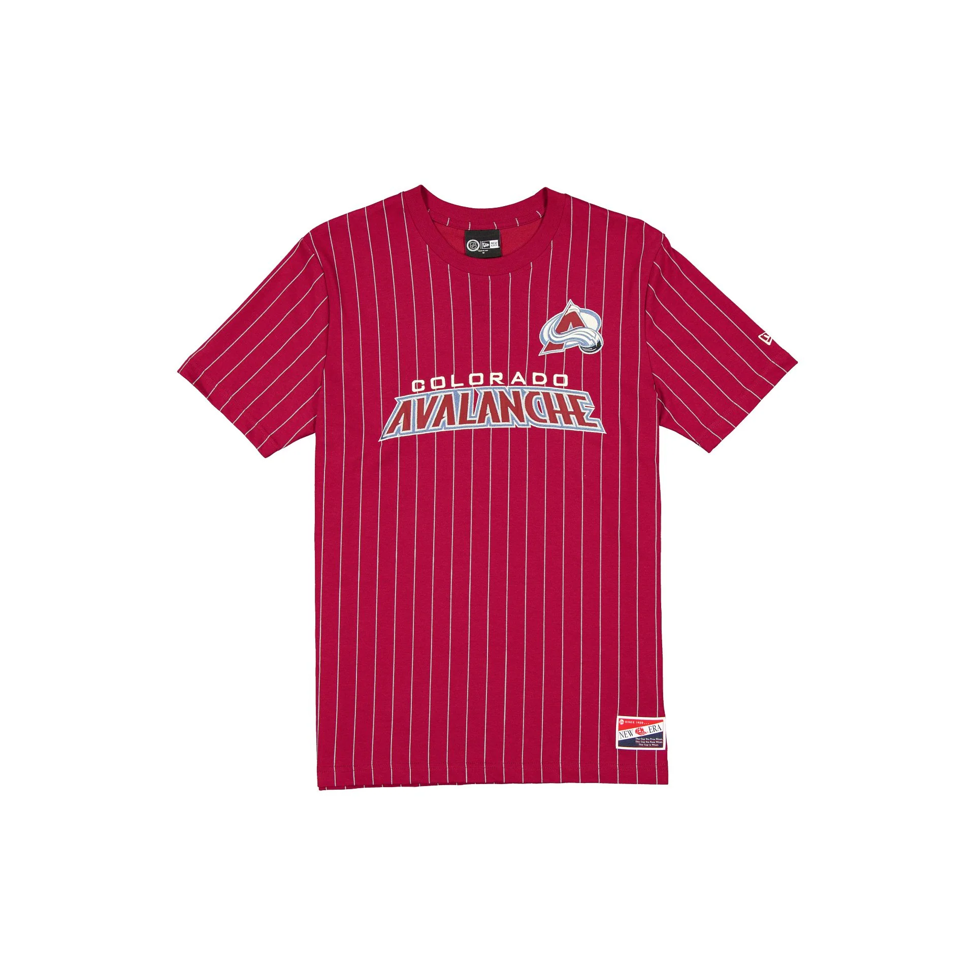 Colorado Avalanche Throwback Retro Pinstripe T-Shirt