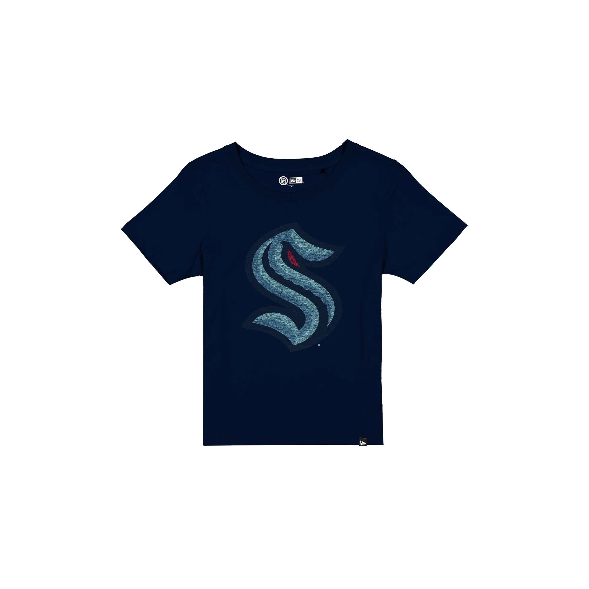 Seattle Kraken Wash Logo Women's Short-Sleeve T-Shirt