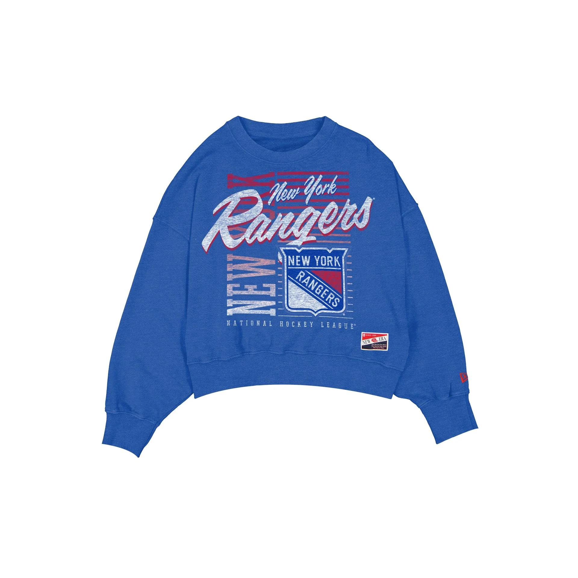 New York Rangers Throwback Women's Washed Crewneck