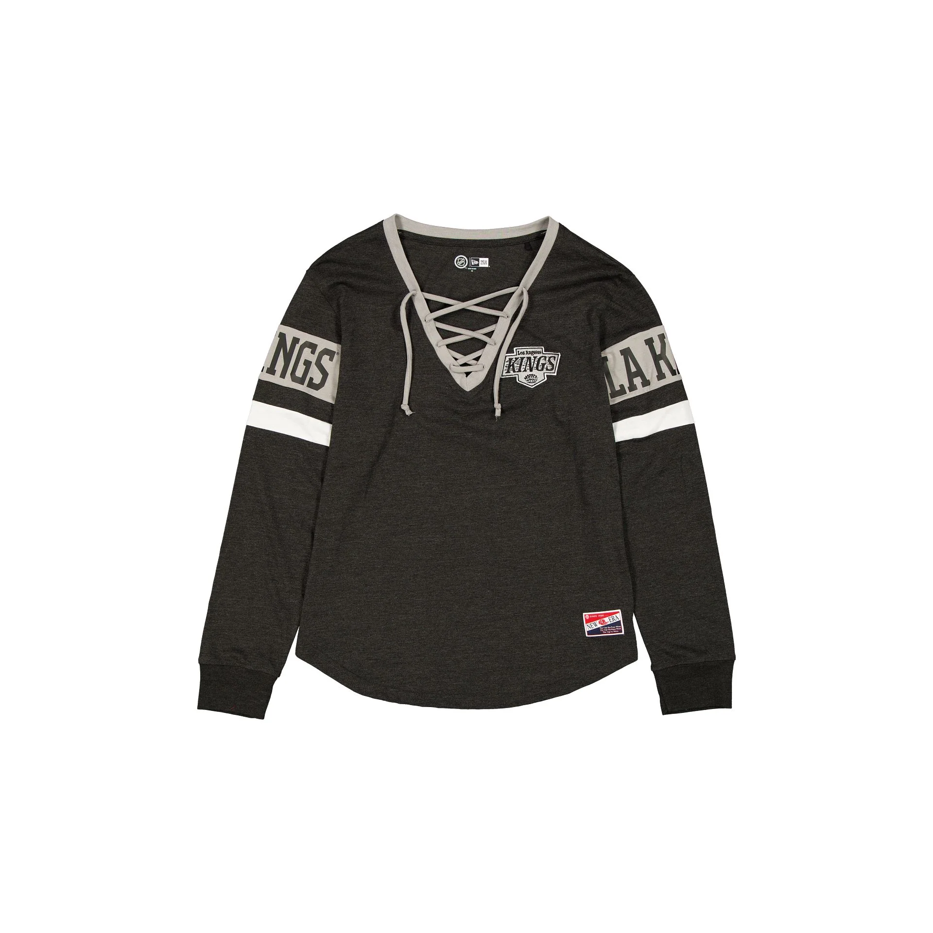 Los Angeles Kings Throwback Women's V-Neck Long-Sleeve T-Shirt
