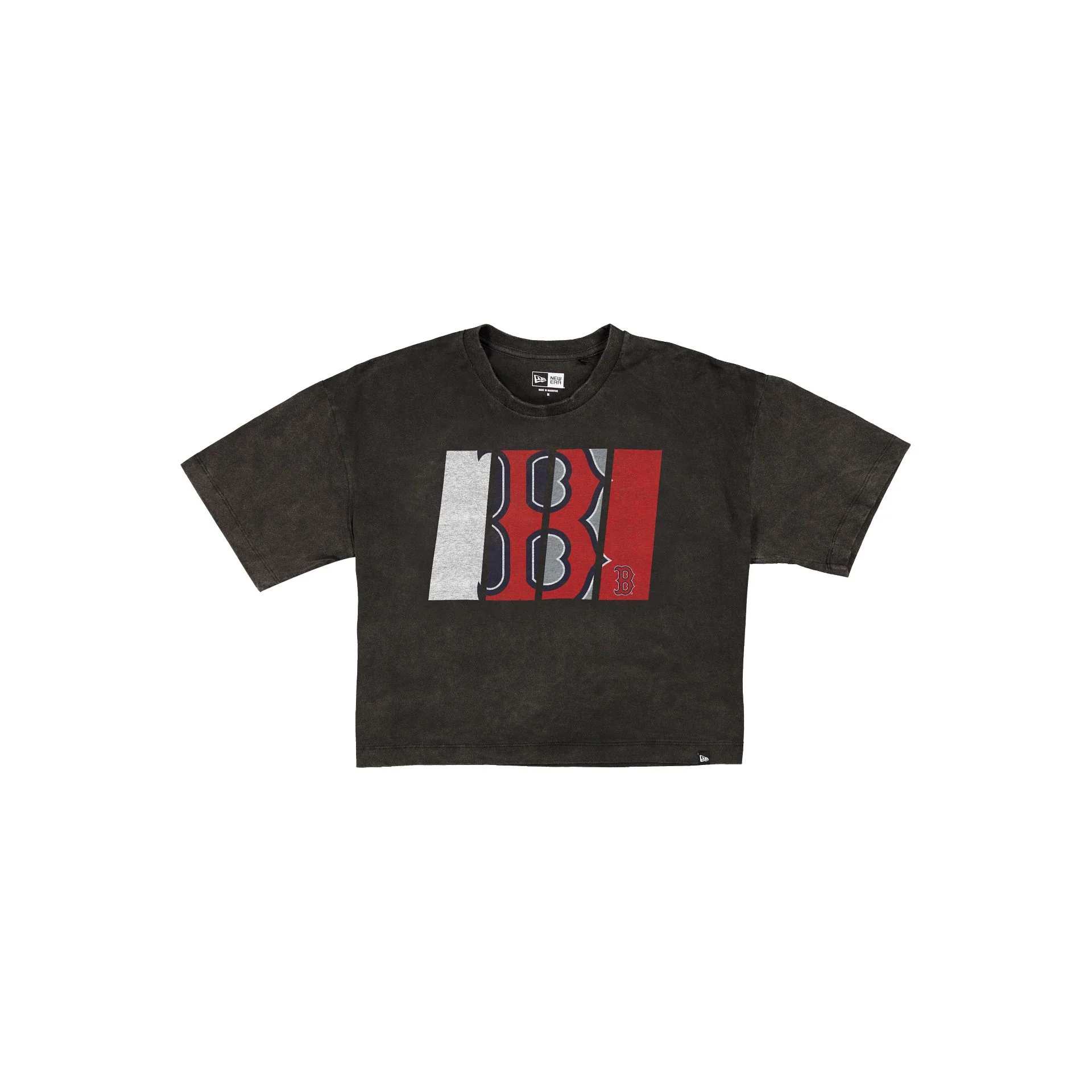 Boston Red Sox Sport Night Black Cropped Women's T-Shirt