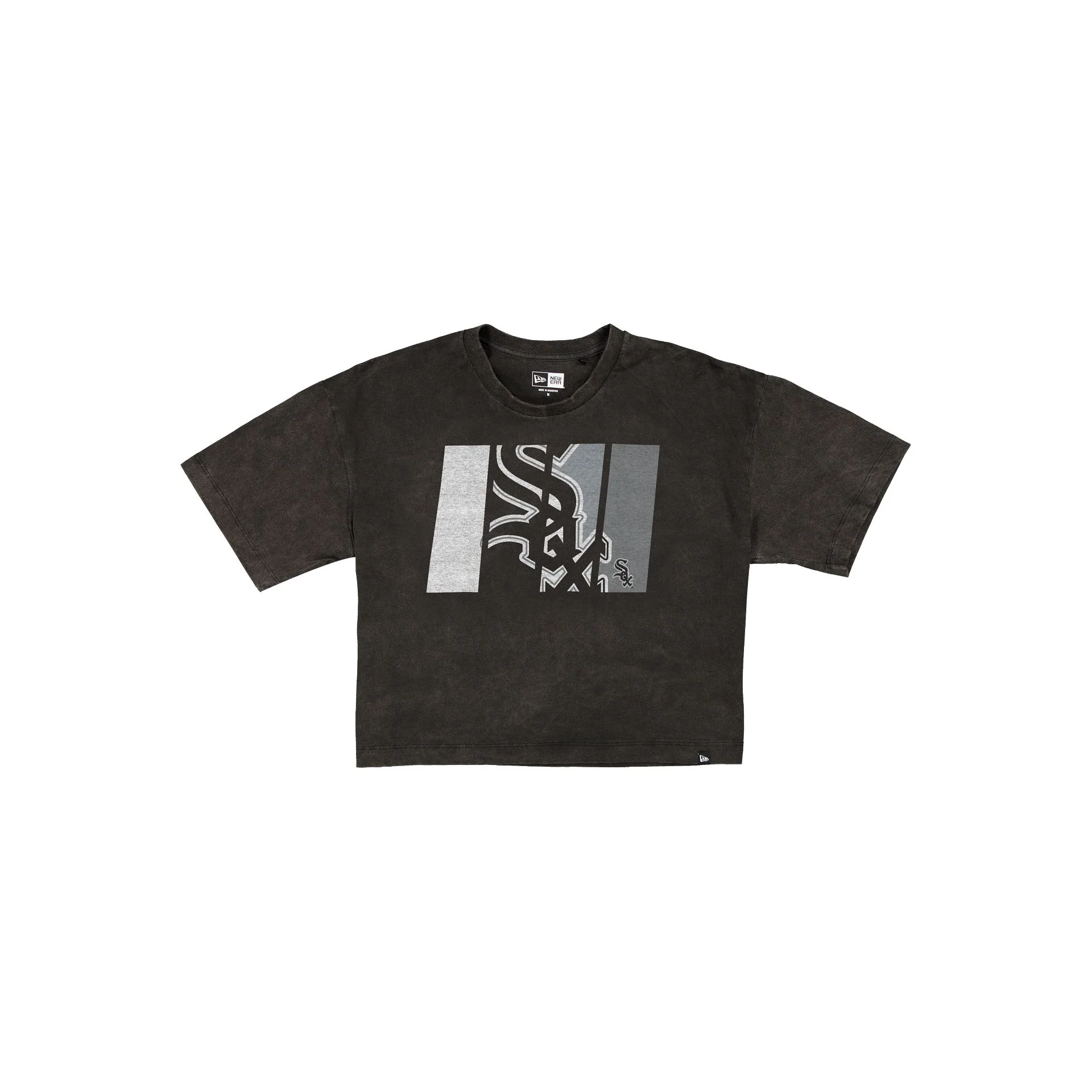 Chicago White Sox Sport Night Black Cropped Women's T-Shirt