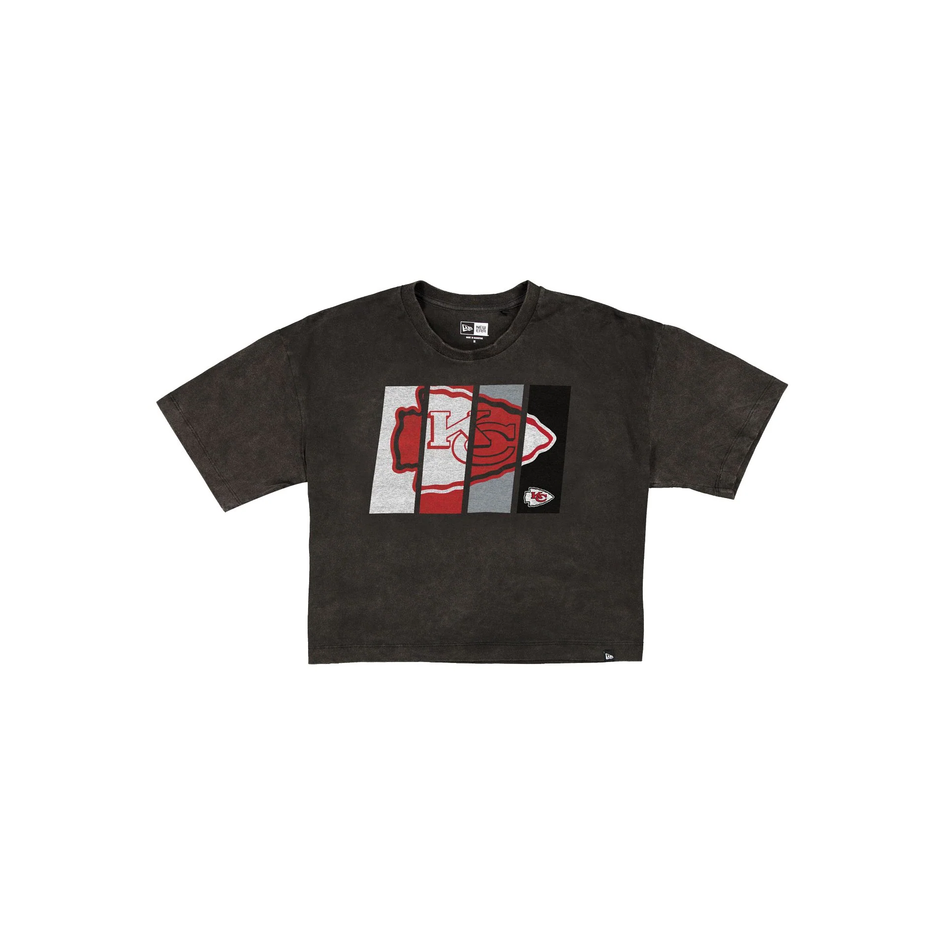 Kansas City Chiefs Sport Night Black Cropped Women's T-Shirt