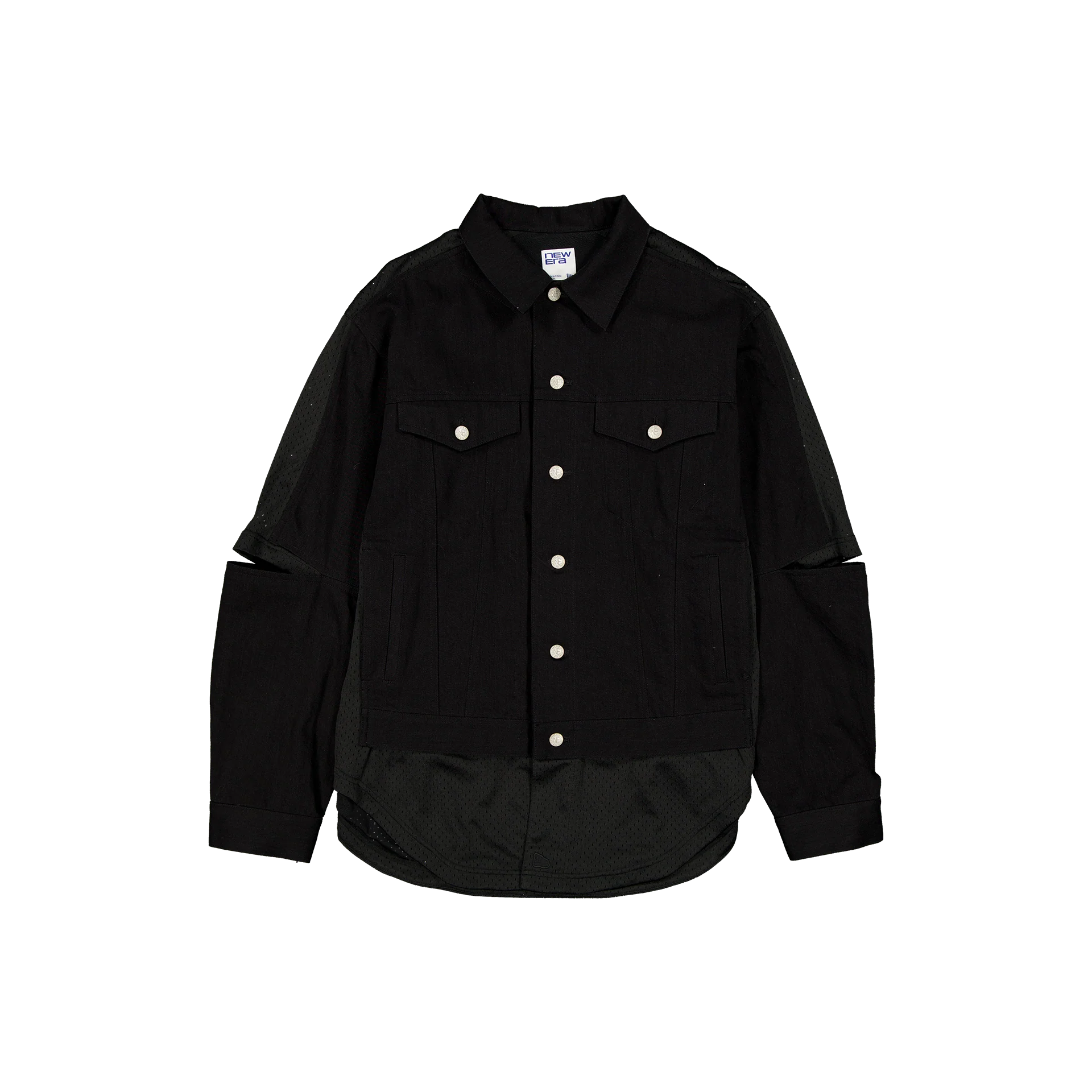 New Era Branded Mutation Black Denim Jacket
