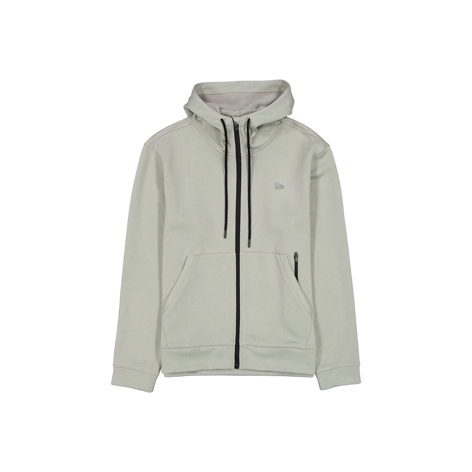 New Era Branded Train Heather Gray Full-Zip Hoodie