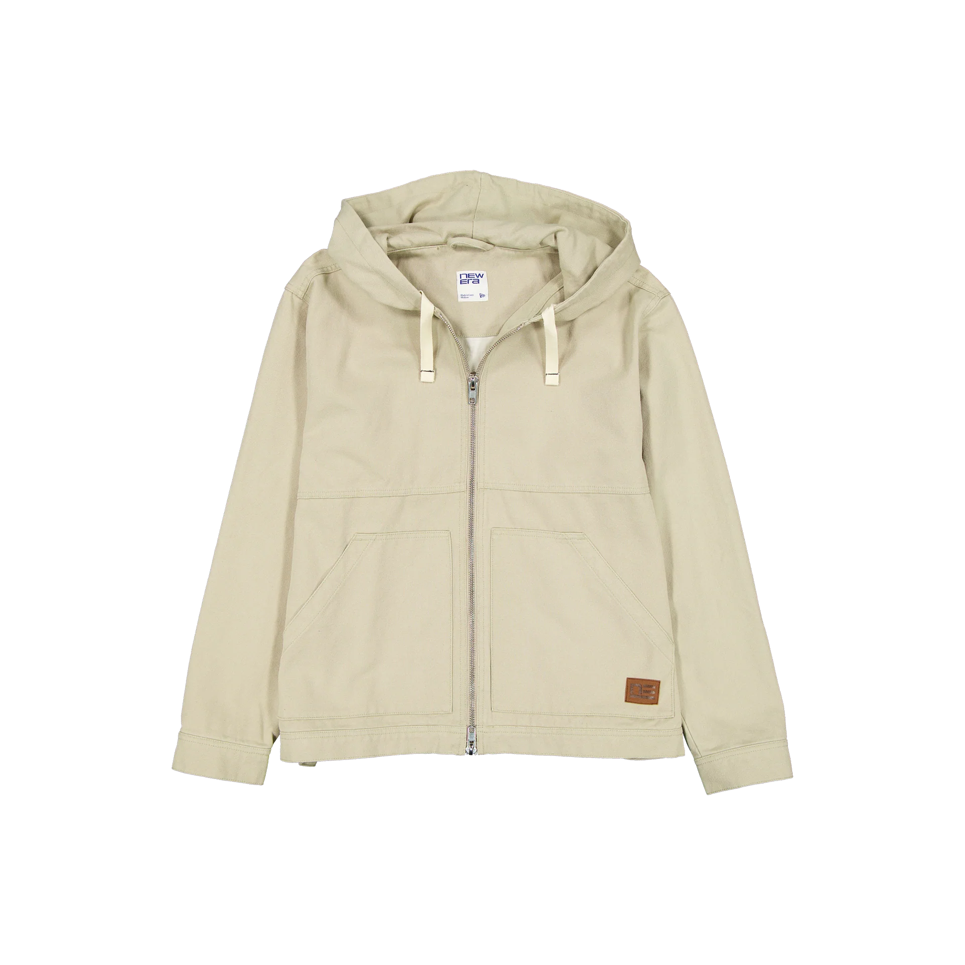 New Era Branded Forge Hooded Work Abbey Stone Jacket