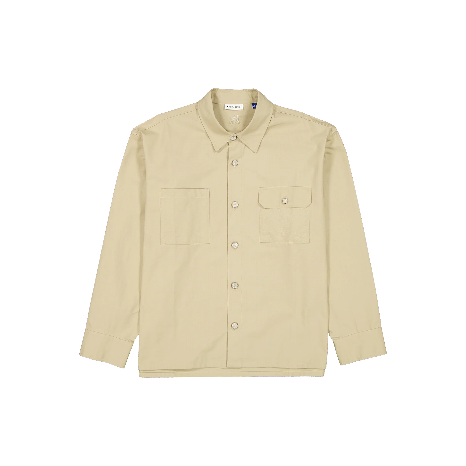 New Era Branded Abbey Stone Military Shacket
