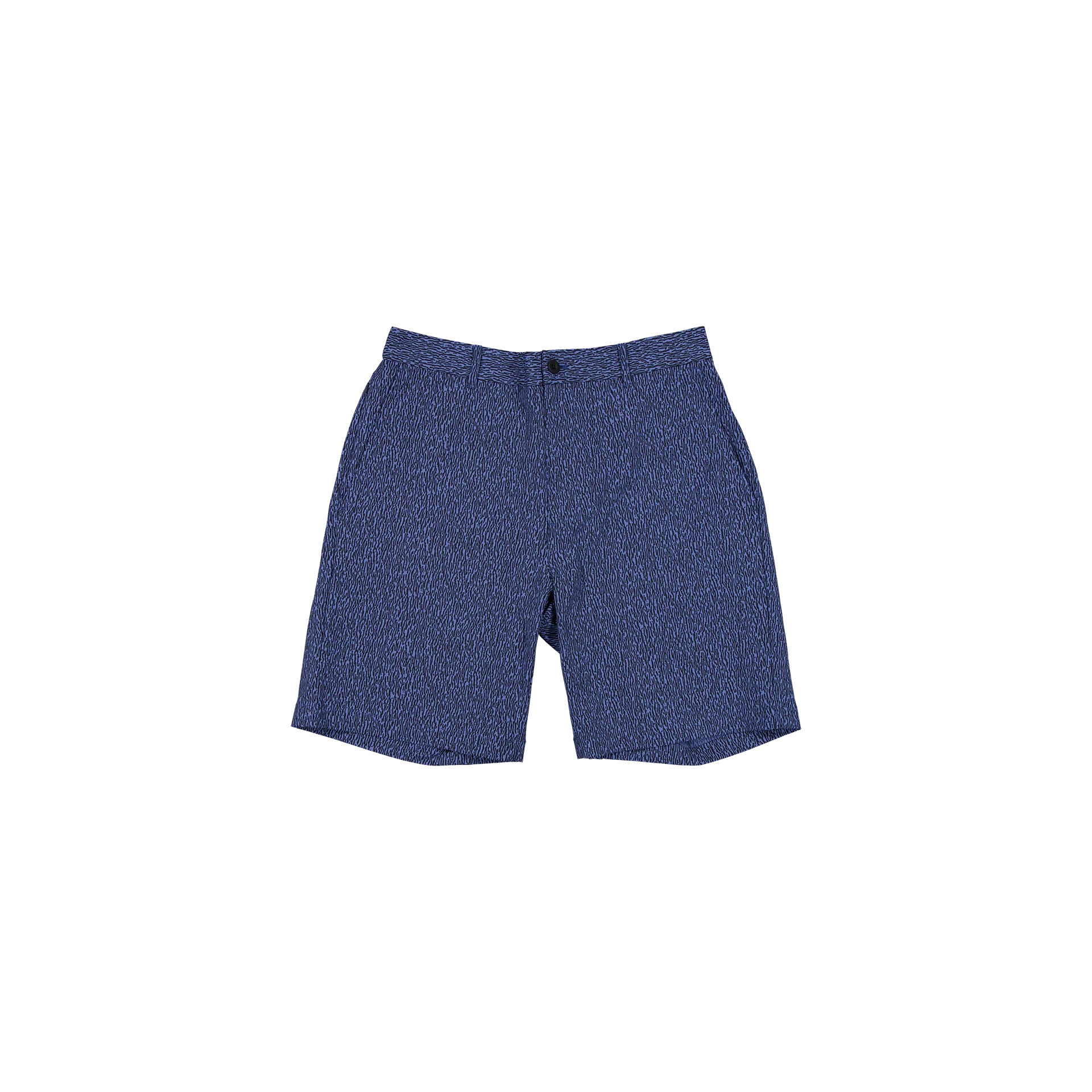 New Era Branded Golf Indigo Bark Print Shorts