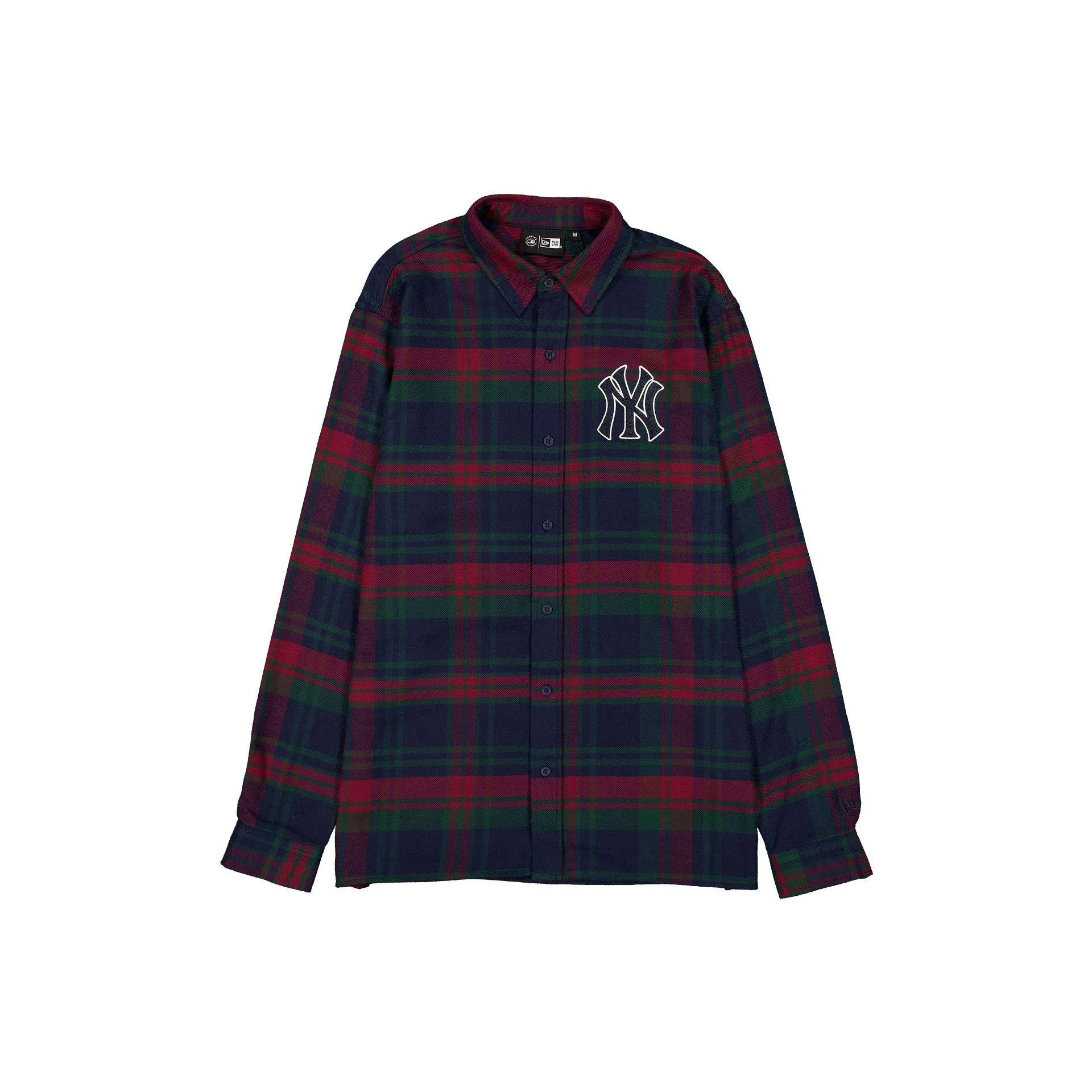 New York Yankees Check Long-Sleeve Polo