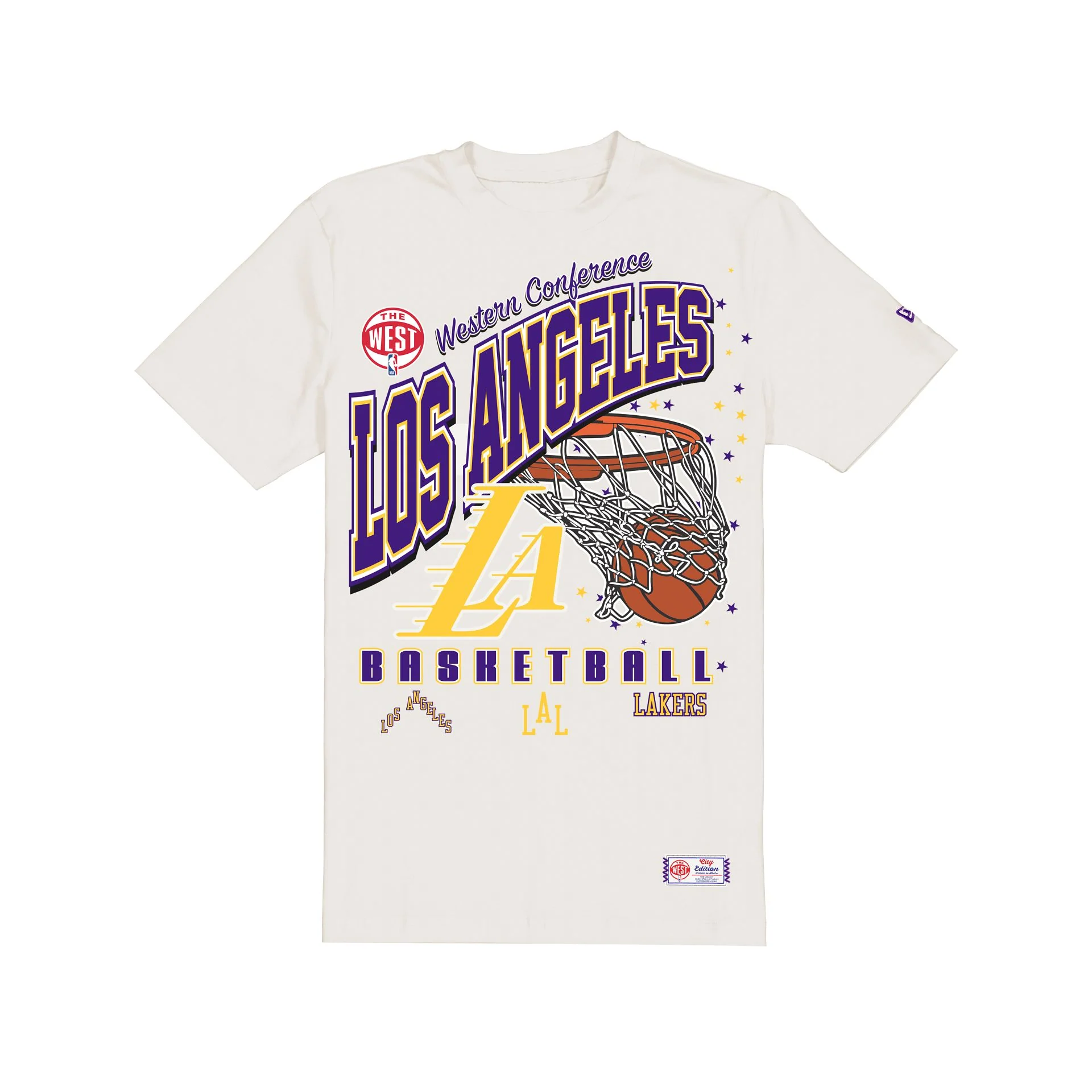 Los Angeles Lakers 2025 City Edition Stone T-Shirt