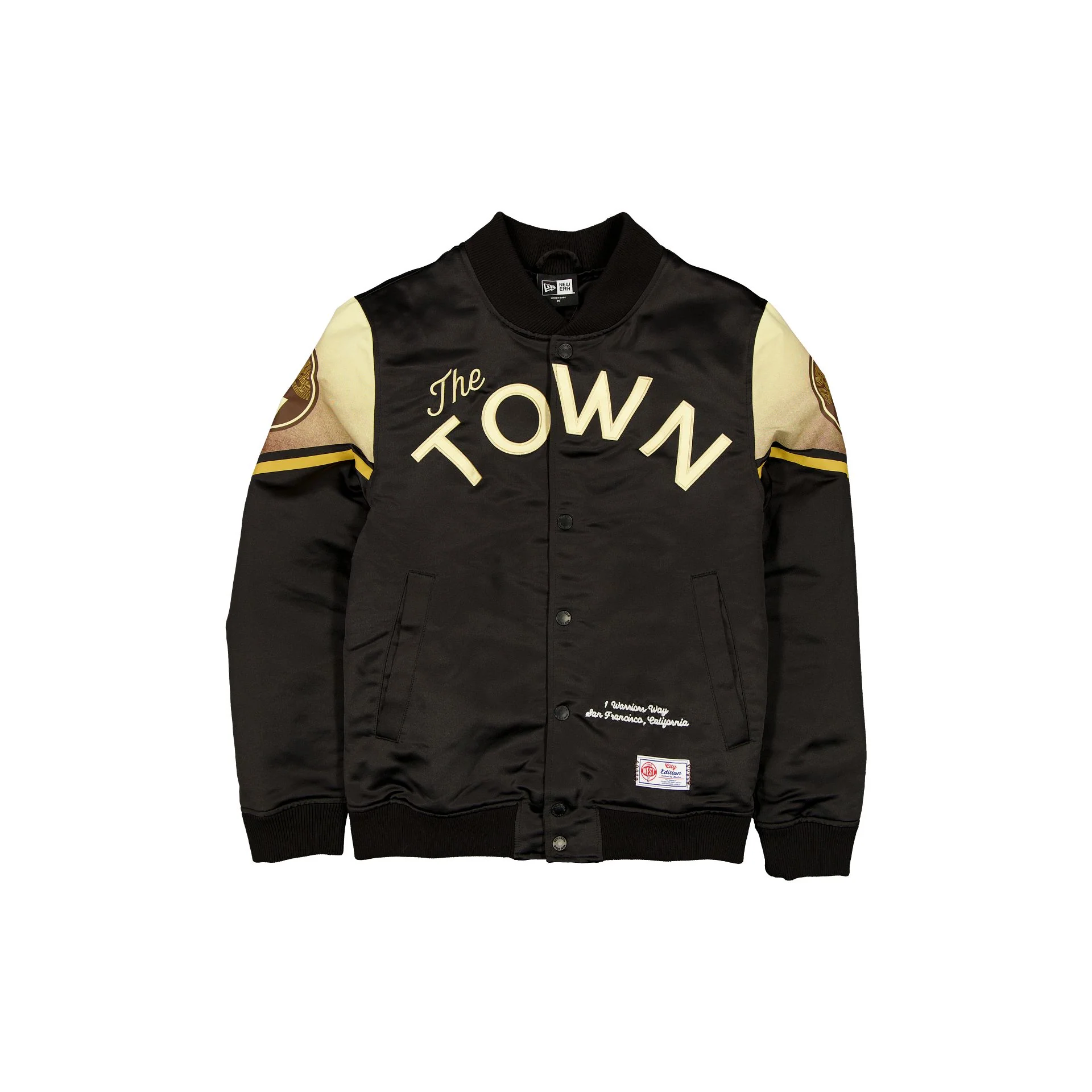 Golden State Warriors 2025 City Edition Black Jacket
