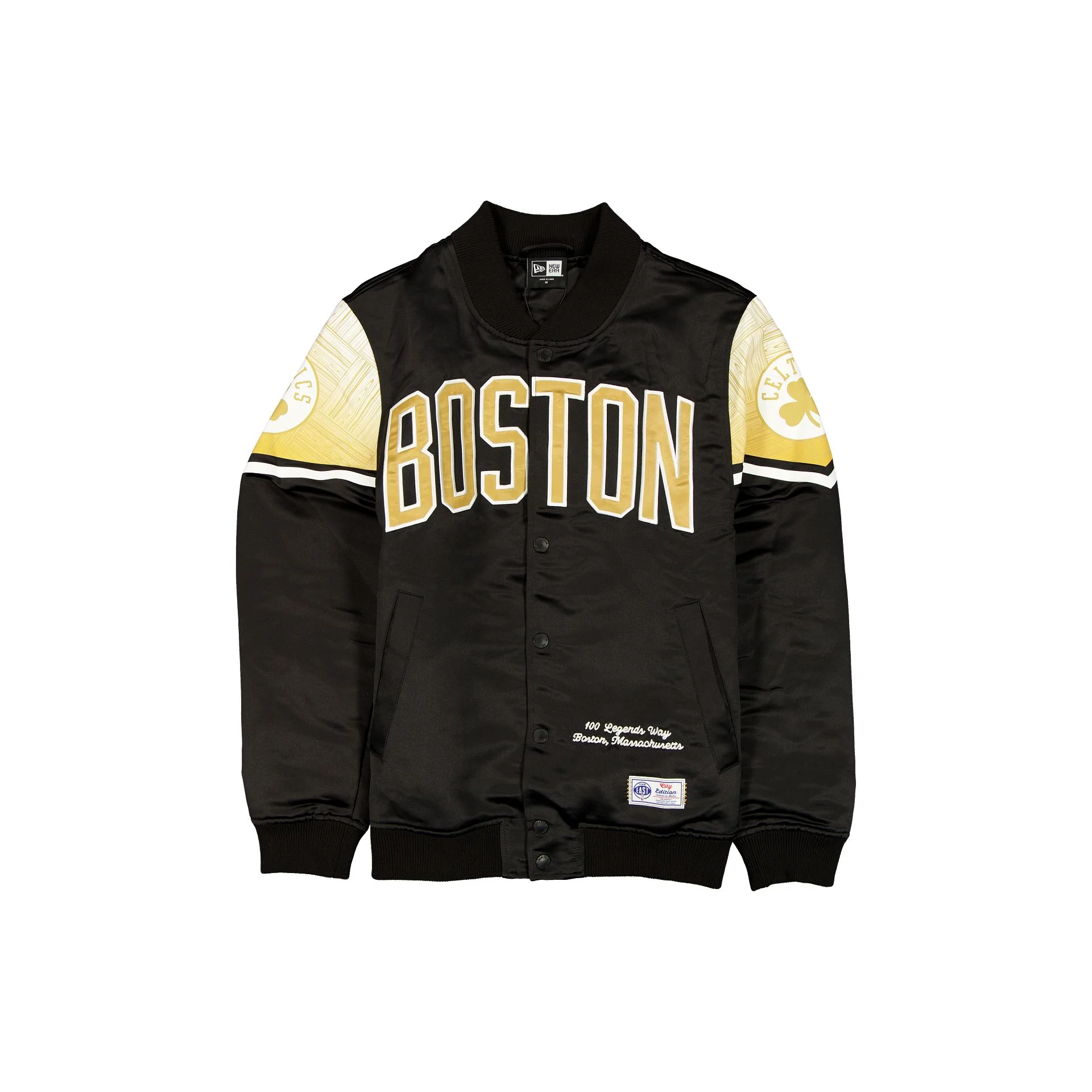 Boston Celtics 2025 City Edition Black Jacket
